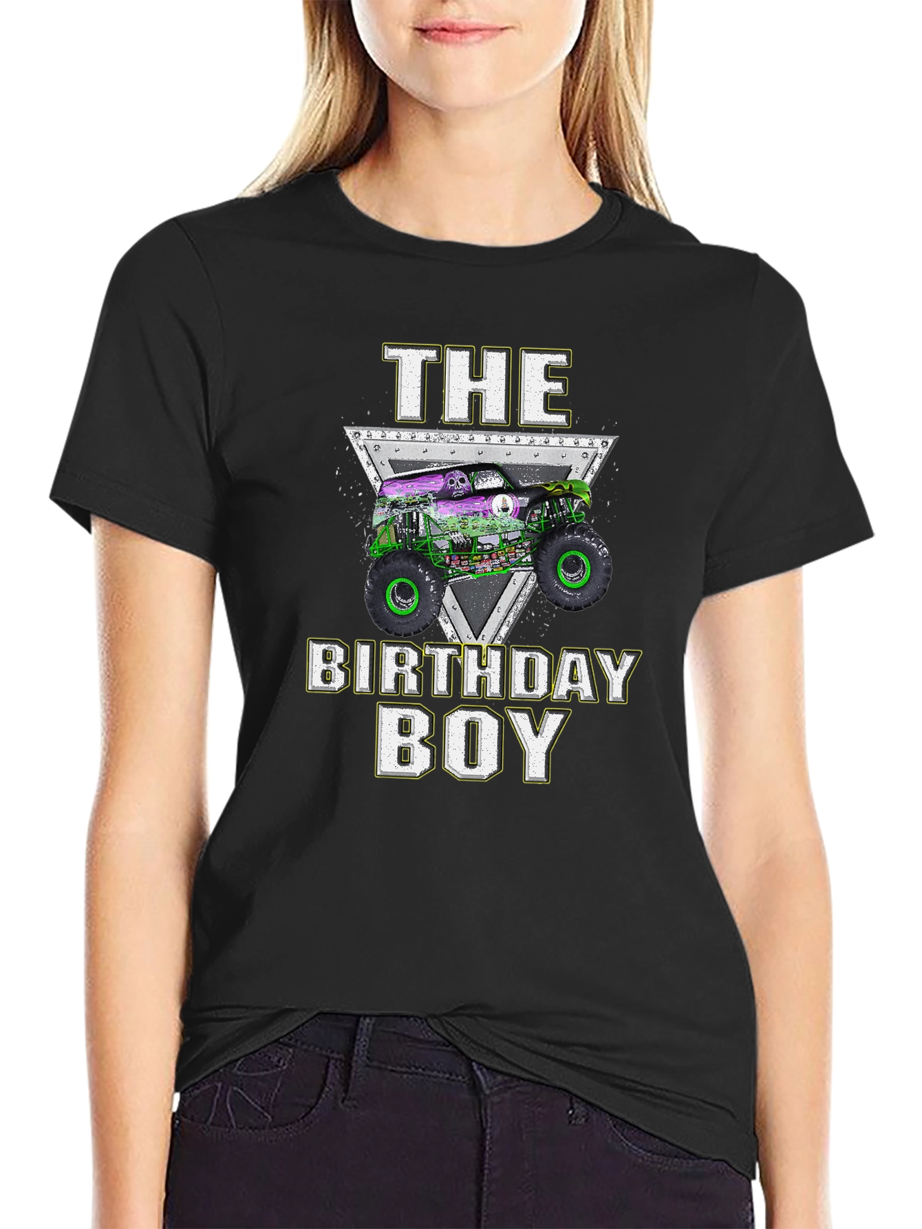 Monster Truck Birthday Boy T-Shirt