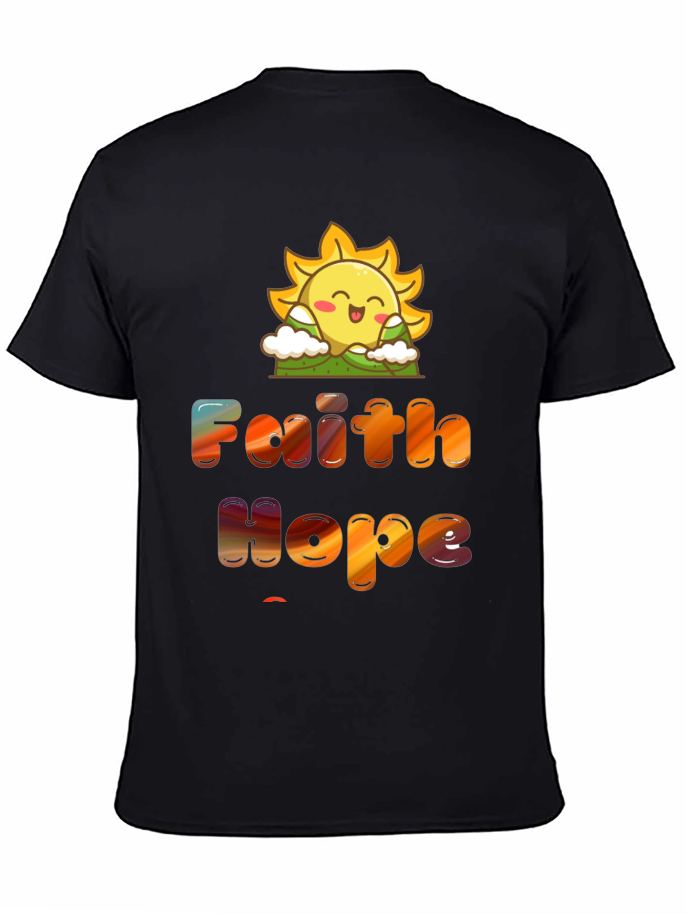 Faith Hope Love T-Shirt Sun Graphic Tee