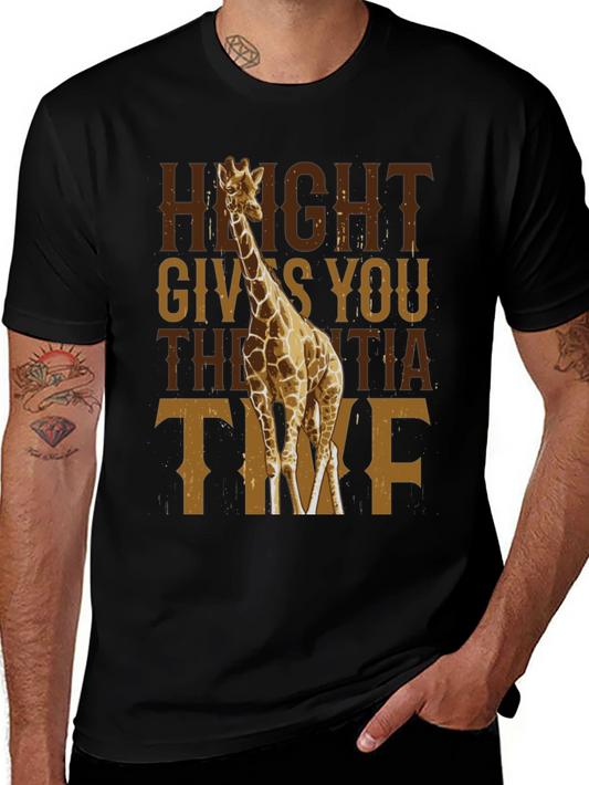 Height Gives You The Extra Time Giraffe T-Shirt