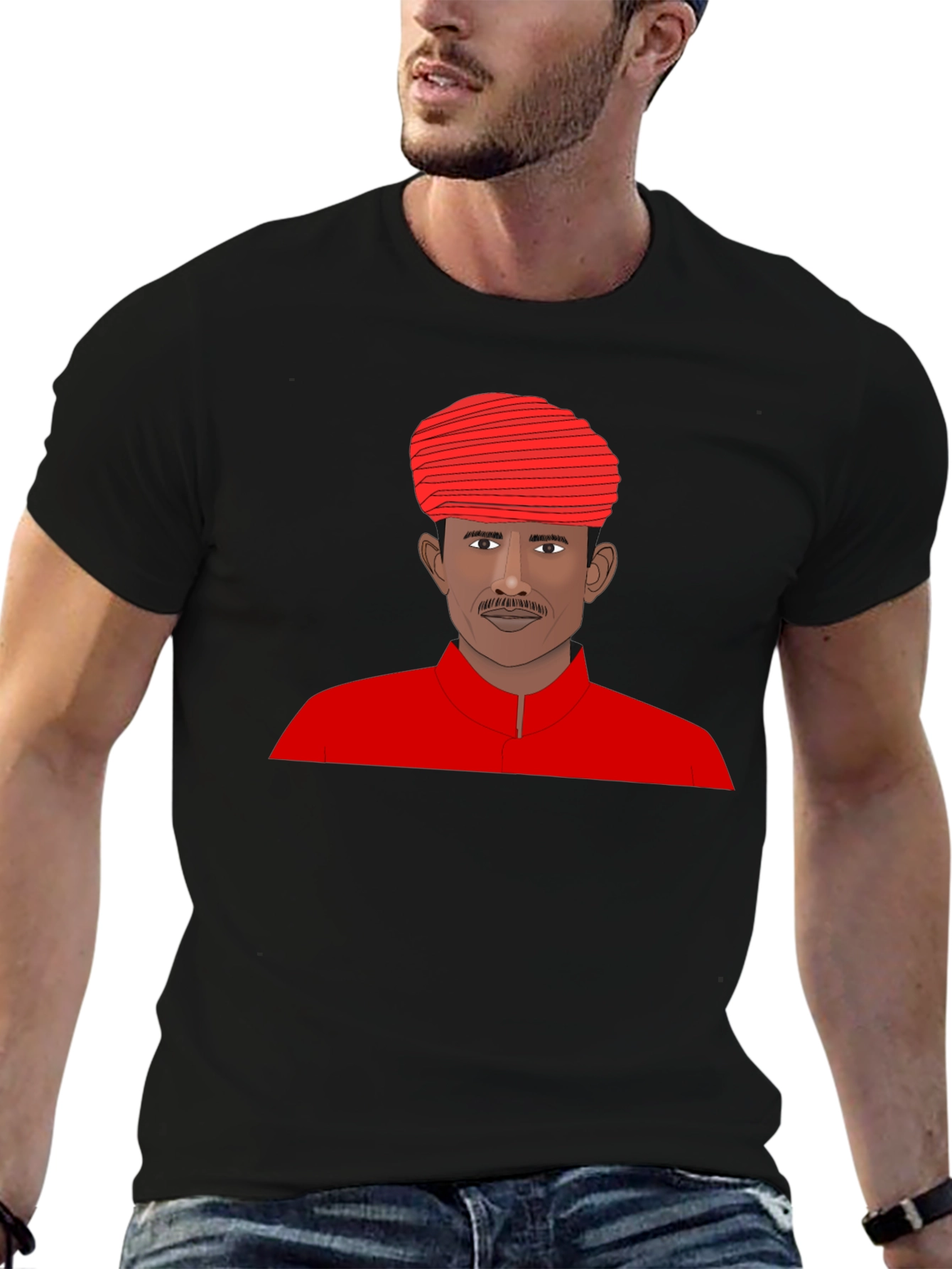 Indian Man Portrait T-Shirt