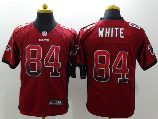 Men's Atlanta Falcons Roddy White #84 Red Game Jerseys
