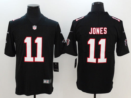 Men's Atlanta Falcons Julio Jones #11 Black Game Jerseys