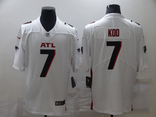 Men's Atlanta Falcons Younghoe Koo #7 White Game Jerseys
