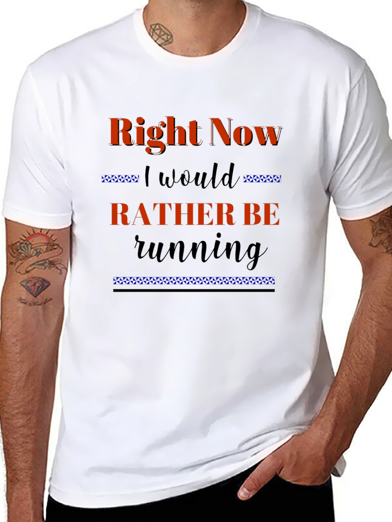 Right Now I Would Rather Be Running Graphic Tee