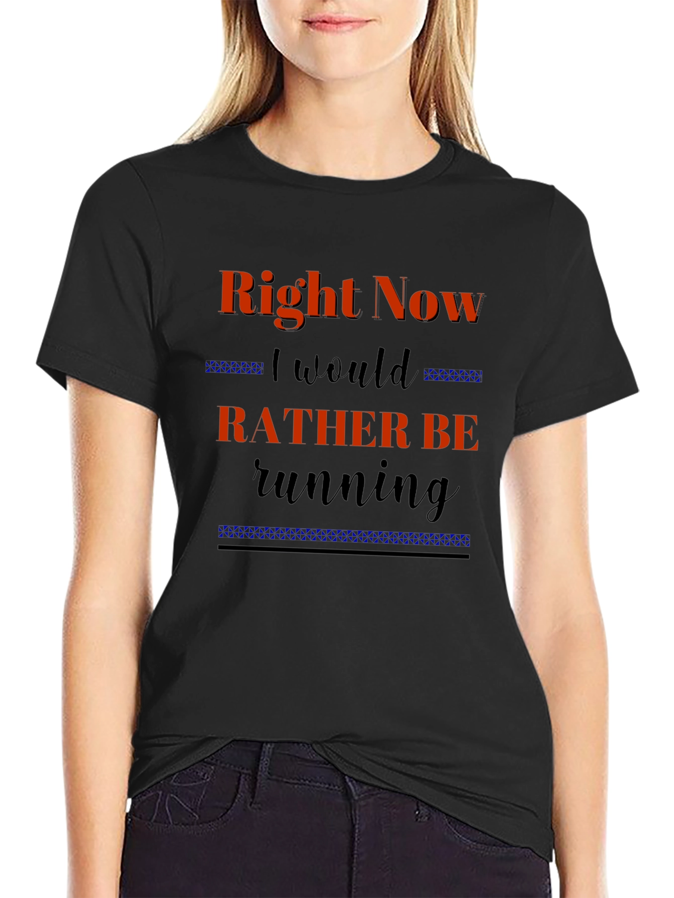 Right Now I Would Rather Be Running Graphic Tee