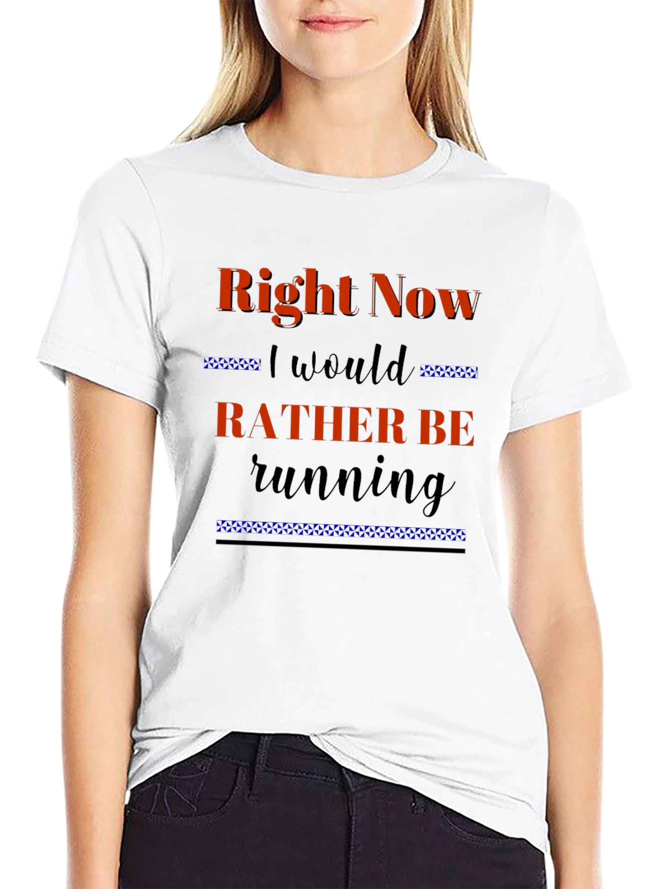 Right Now I Would Rather Be Running Graphic Tee