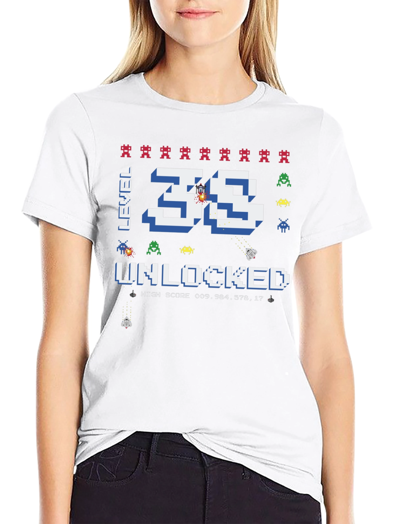 Level 38 Unlocked T-Shirt - Gamer Birthday Tee