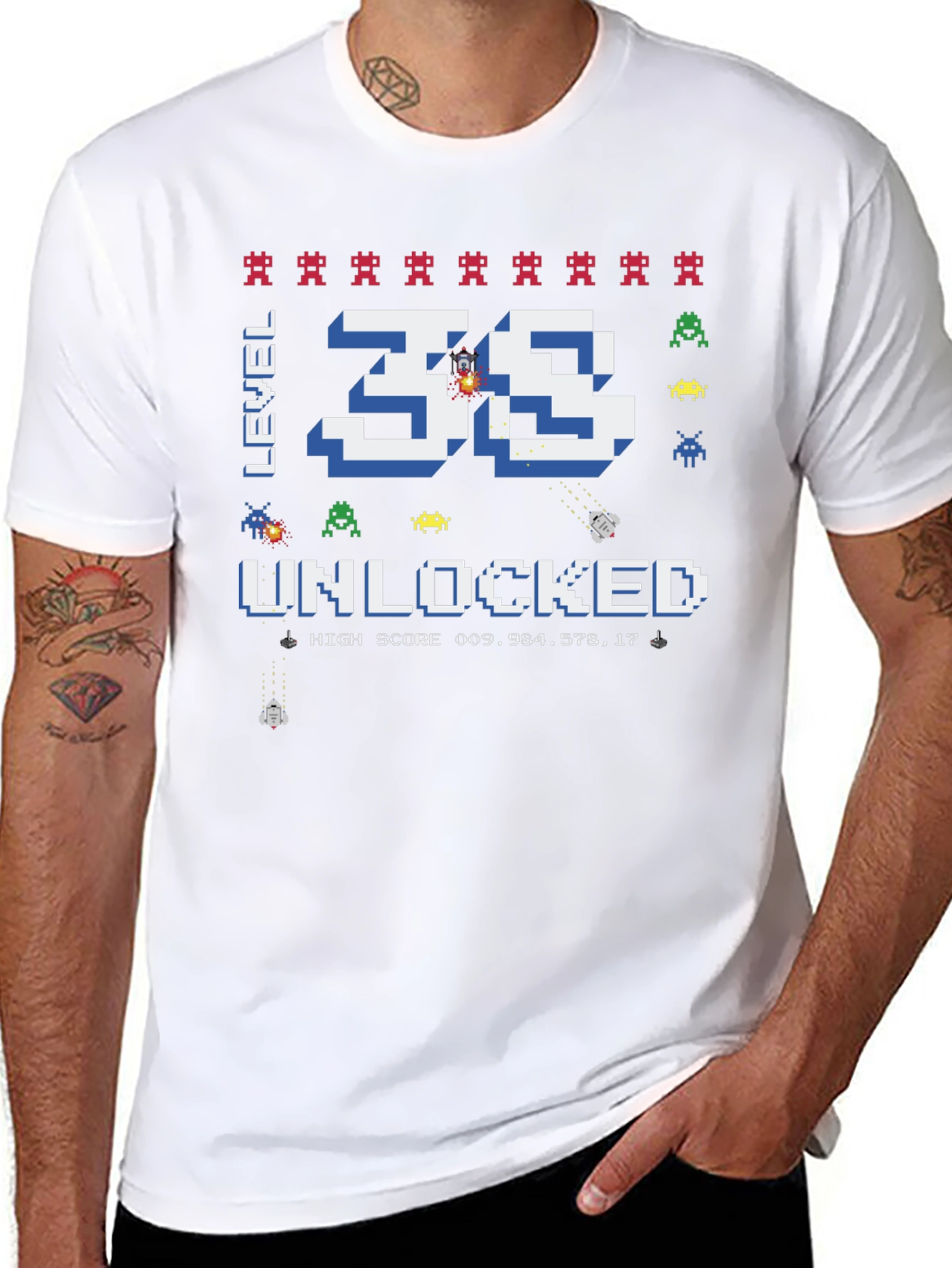 Level 38 Unlocked T-Shirt - Gamer Birthday Tee