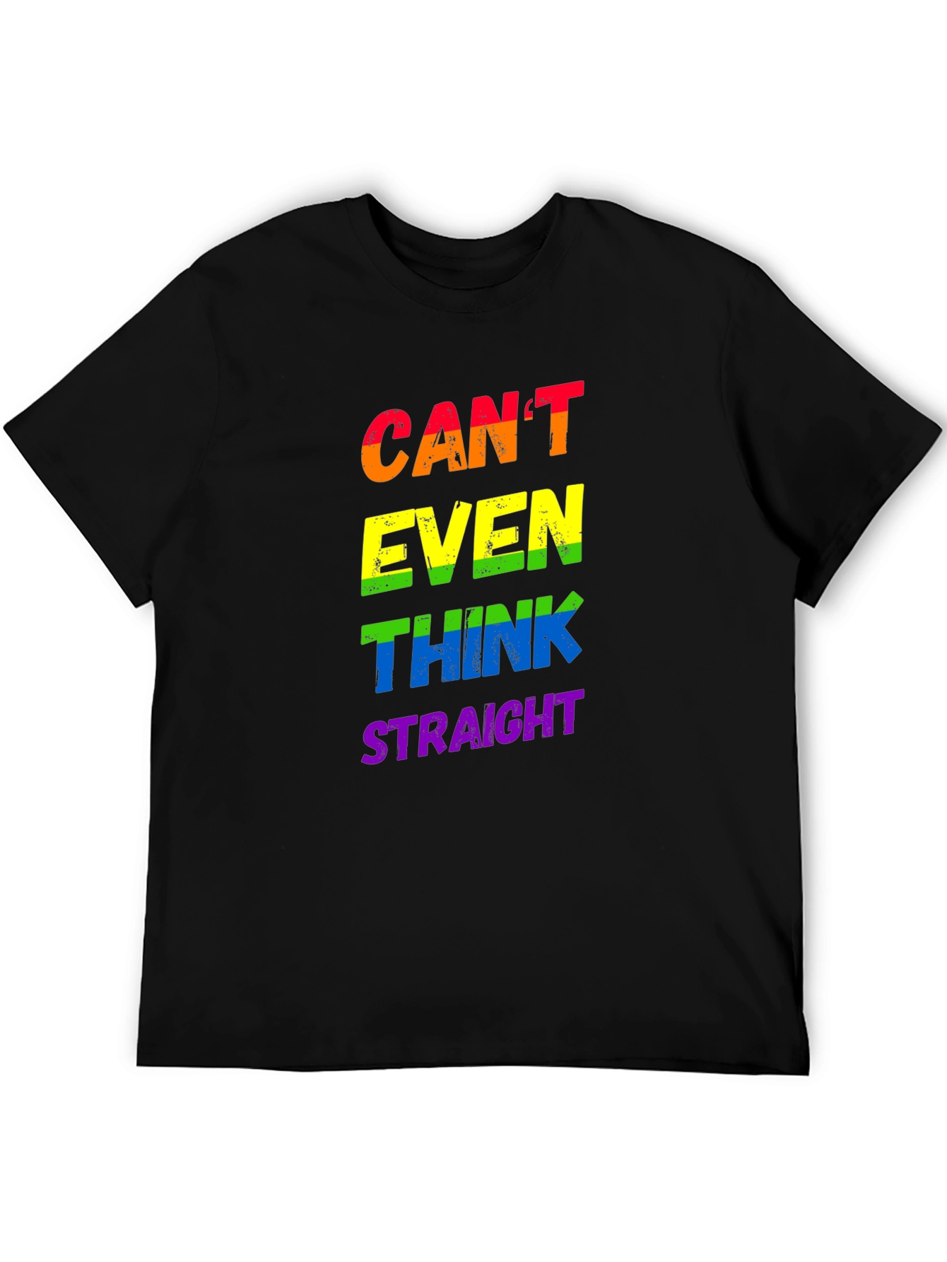 LGBTQ+ Pride T-Shirt - Cant Even Think Straight