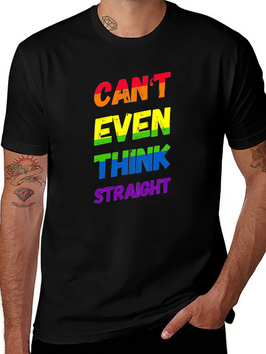 LGBTQ+ Pride T-Shirt - Cant Even Think Straight