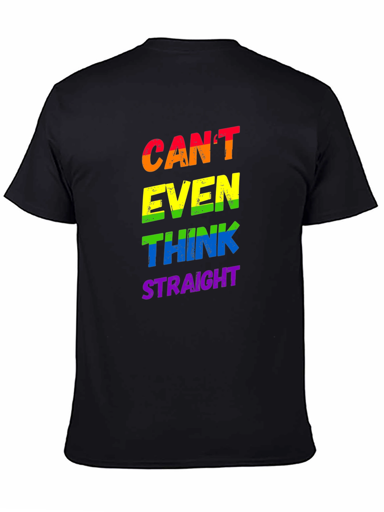 LGBTQ+ Pride T-Shirt - Cant Even Think Straight