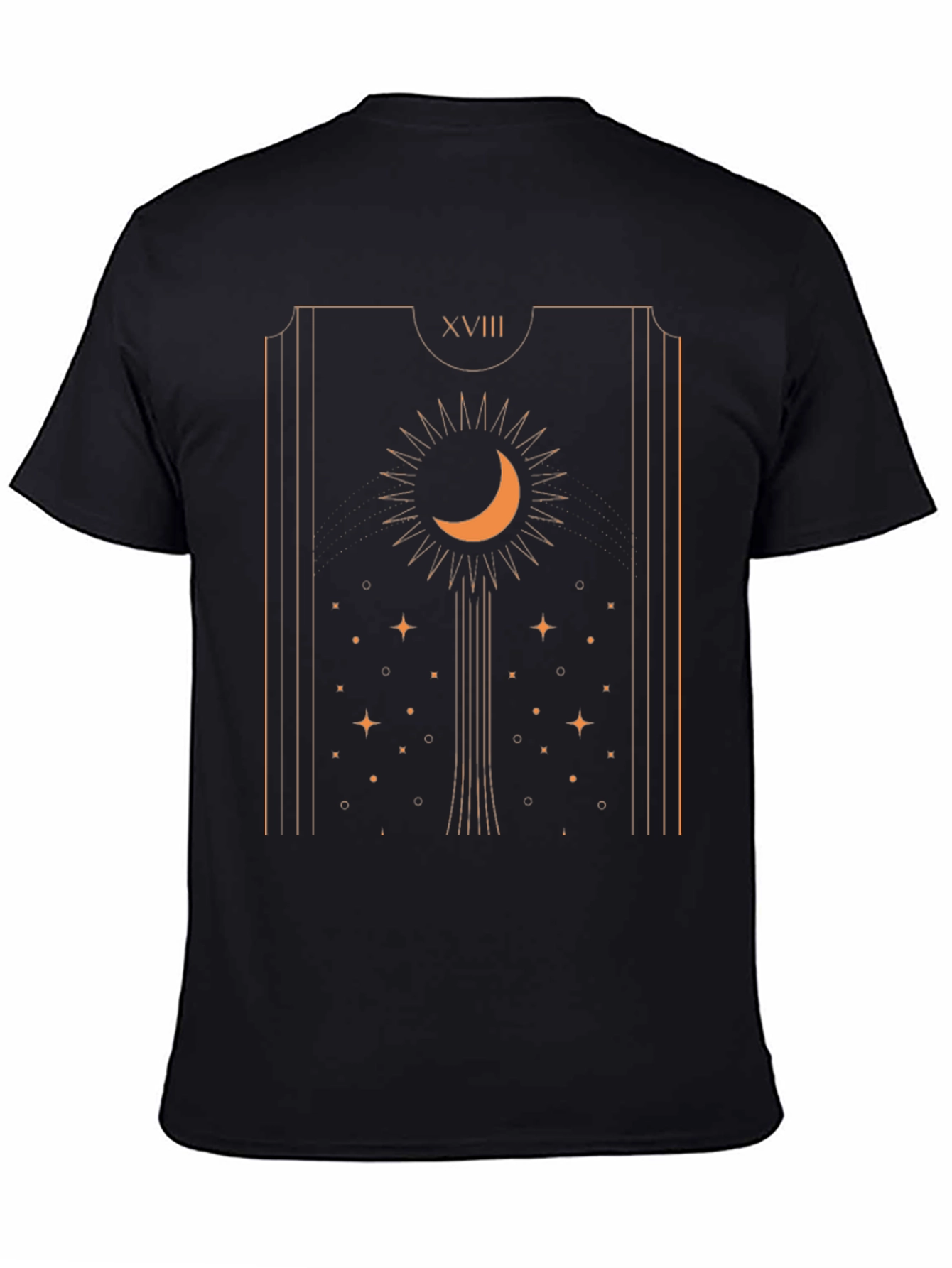 Mystic Moon Tarot Card Graphic T-Shirt