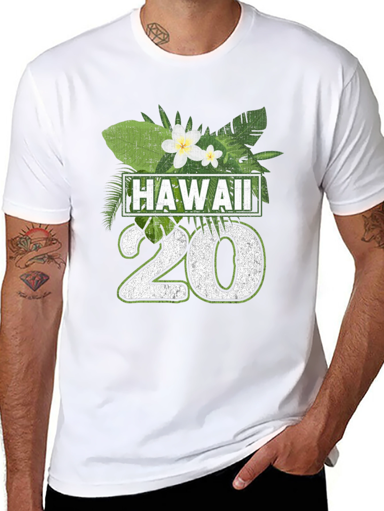 Hawaii Tropical Graphic Tee