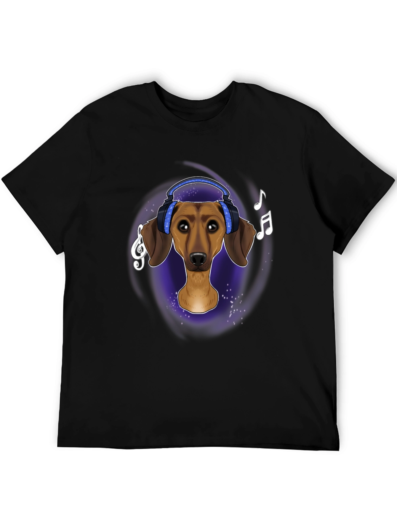 Dachshund DJ Graphic T-Shirt