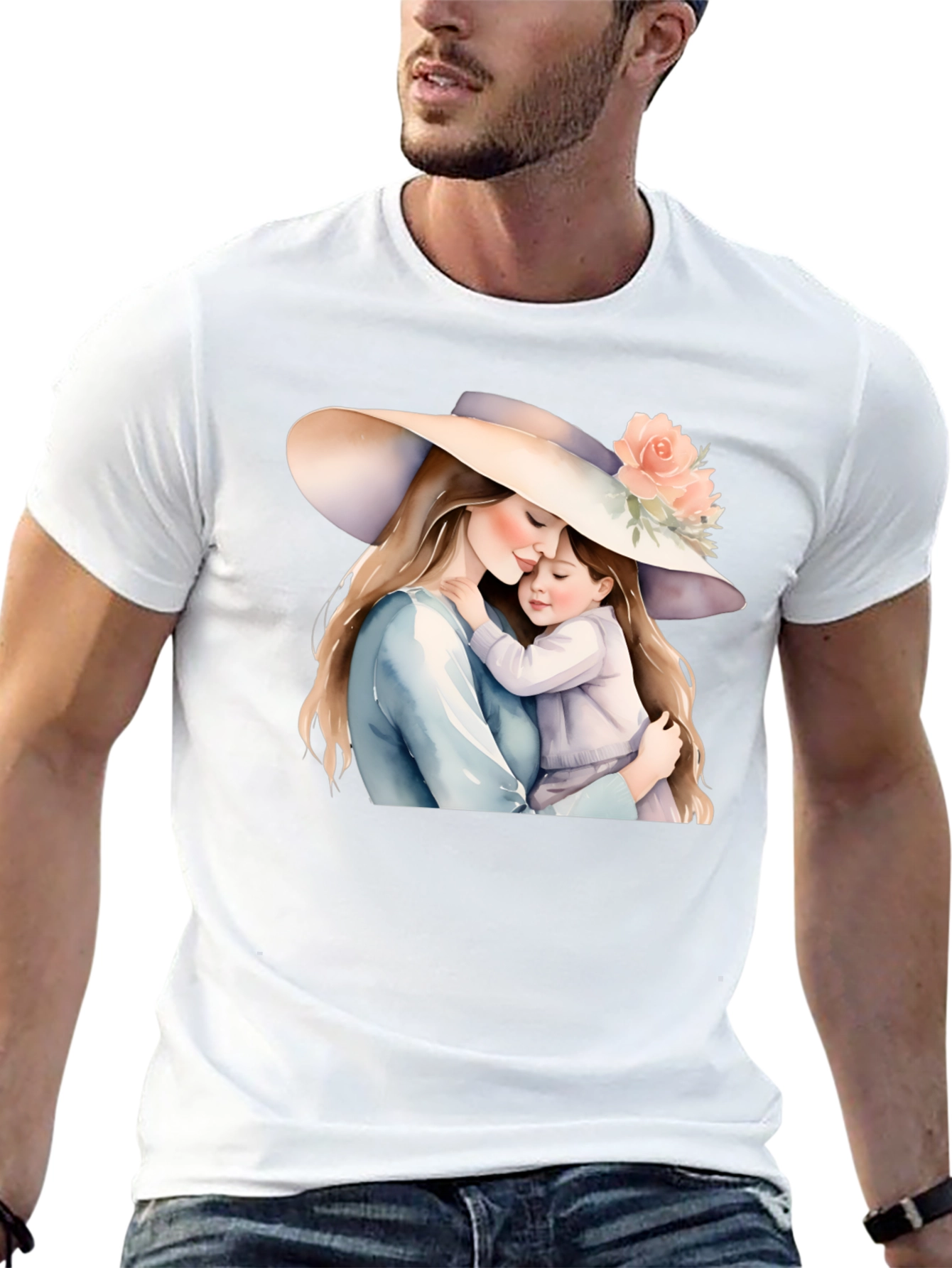 Mother and Child Graphic Tee