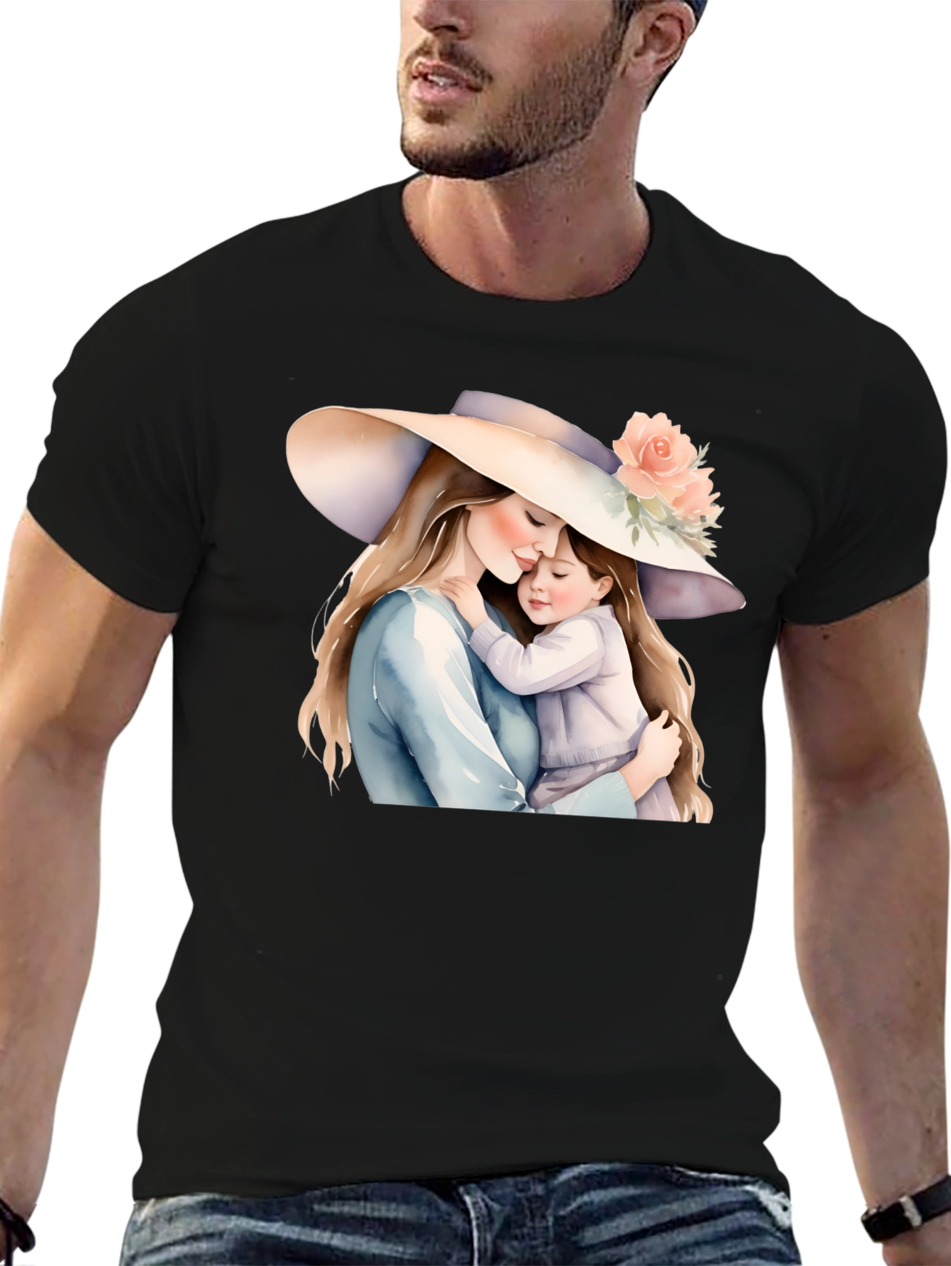 Mother and Child Graphic Tee