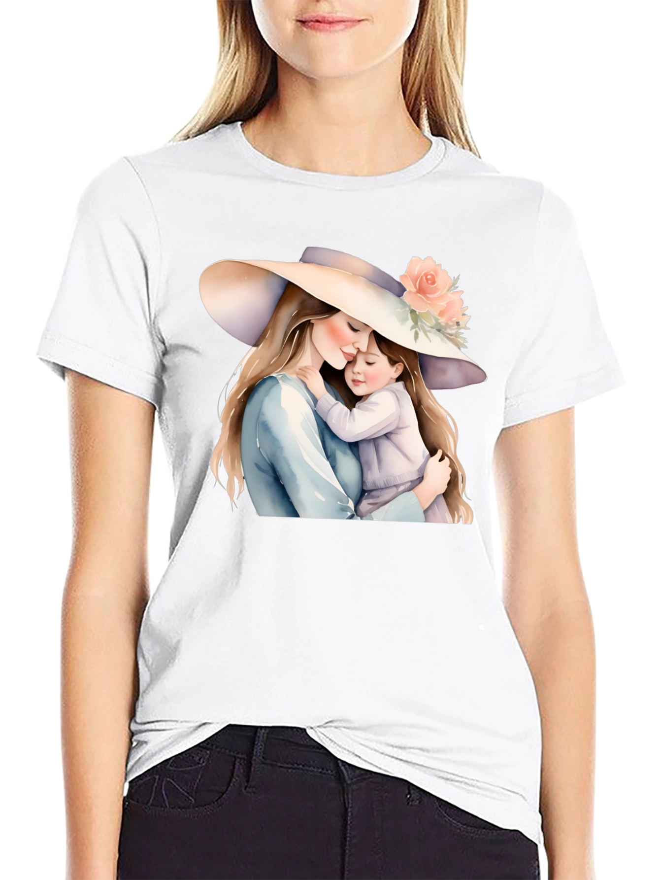 Mother and Child Graphic Tee