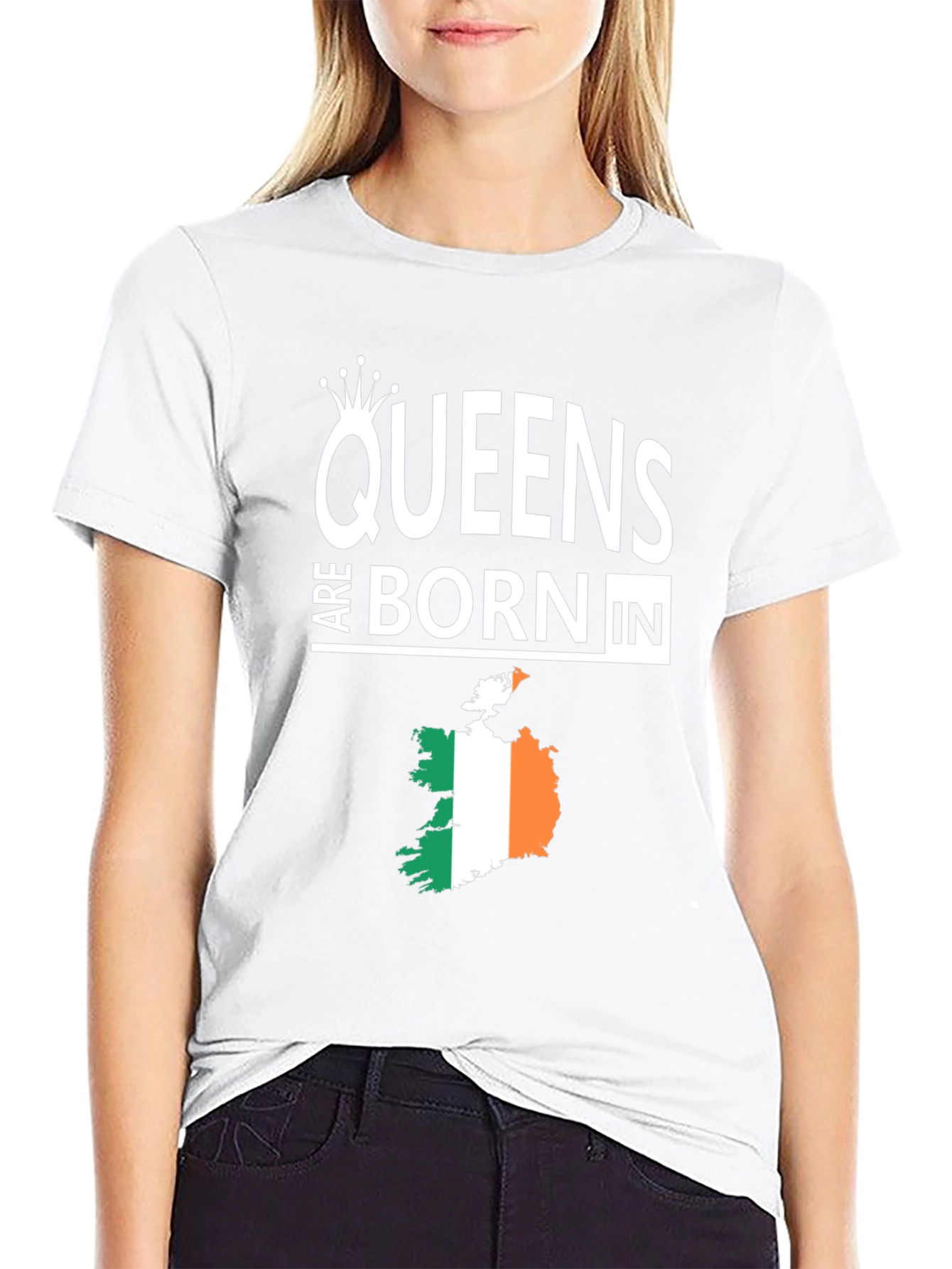 Queens Are Born In Ireland T-Shirt