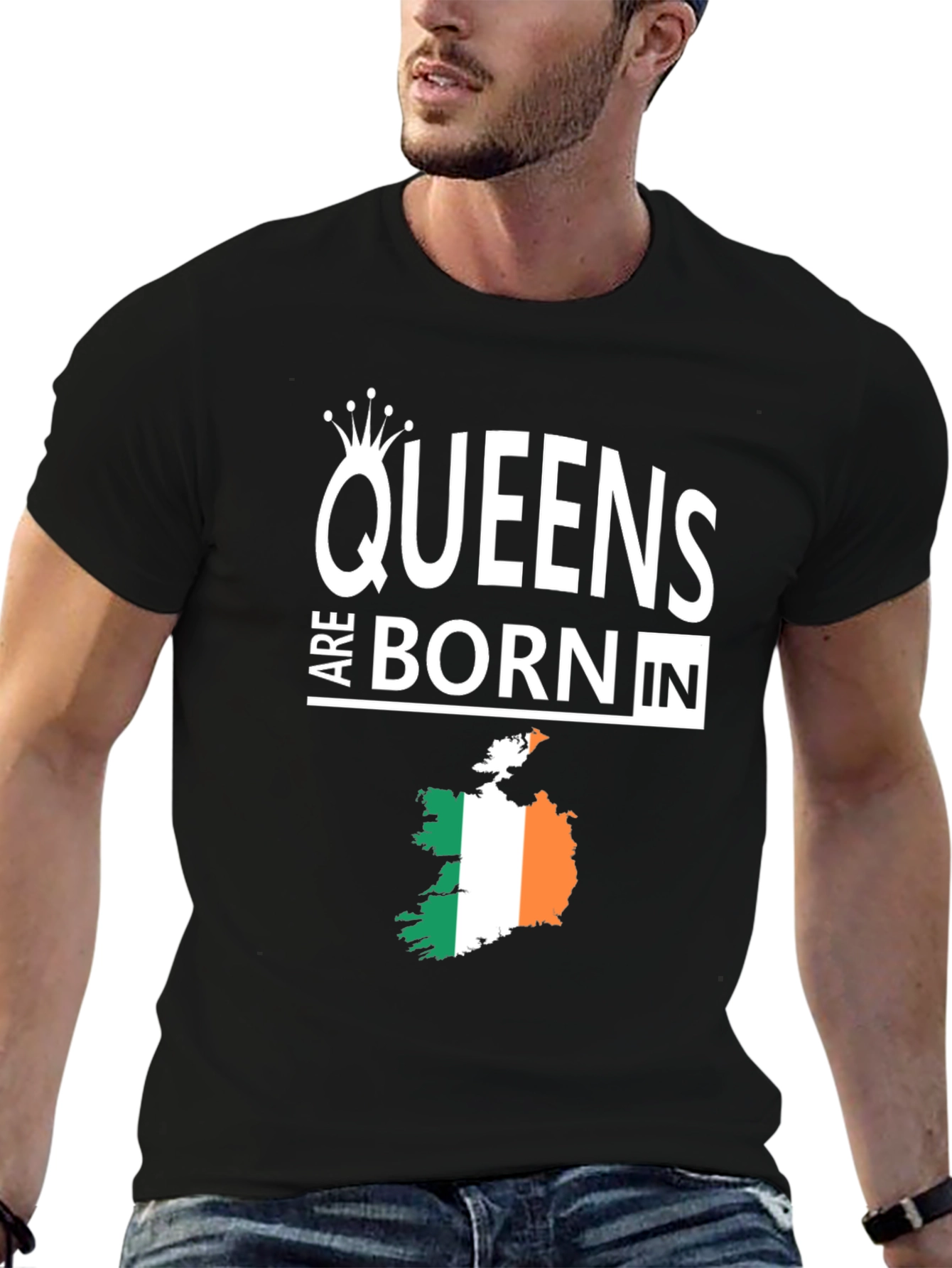 Queens Are Born In Ireland T-Shirt