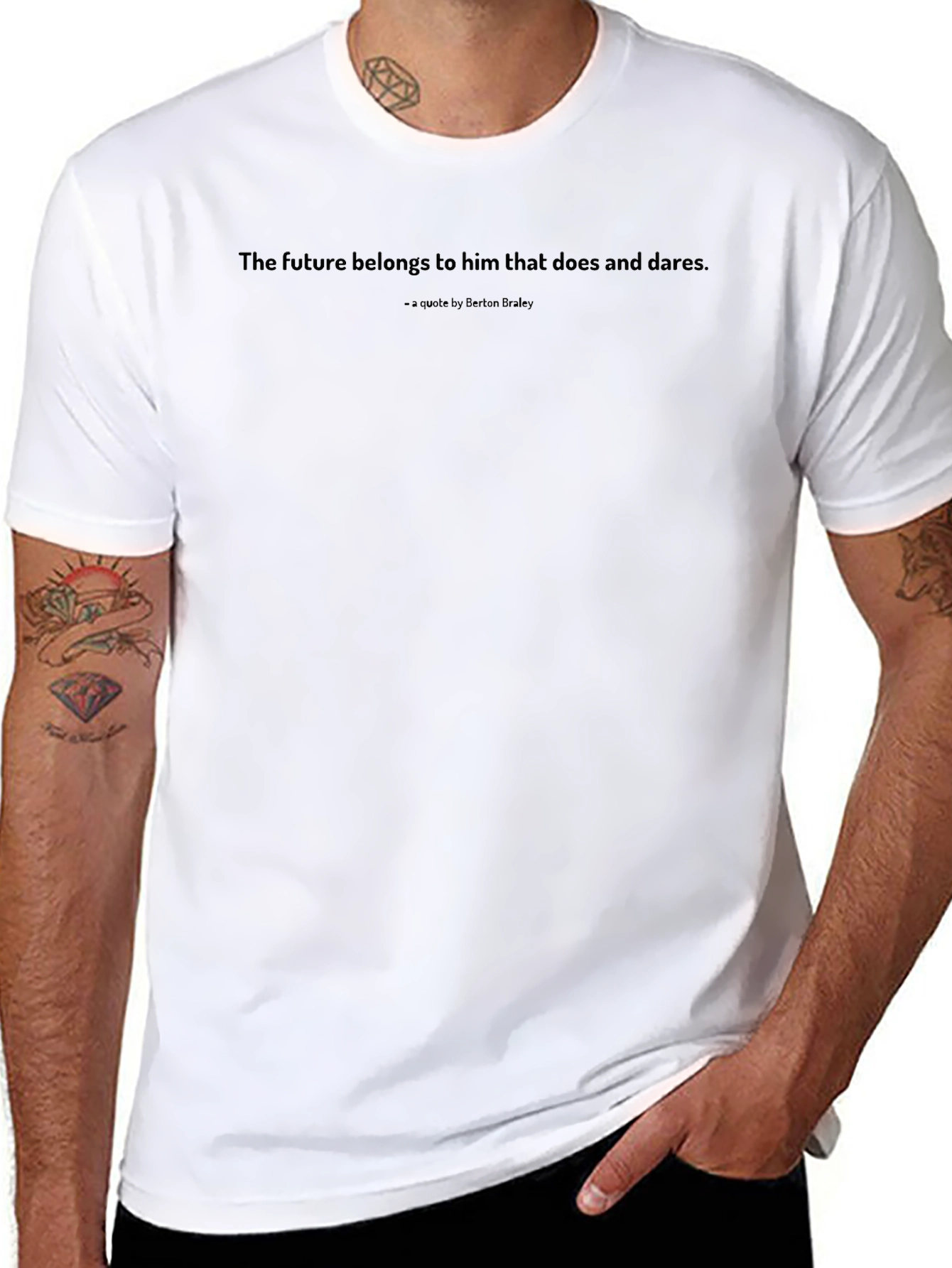 Inspirational Quote T-Shirt: The Future Belongs...