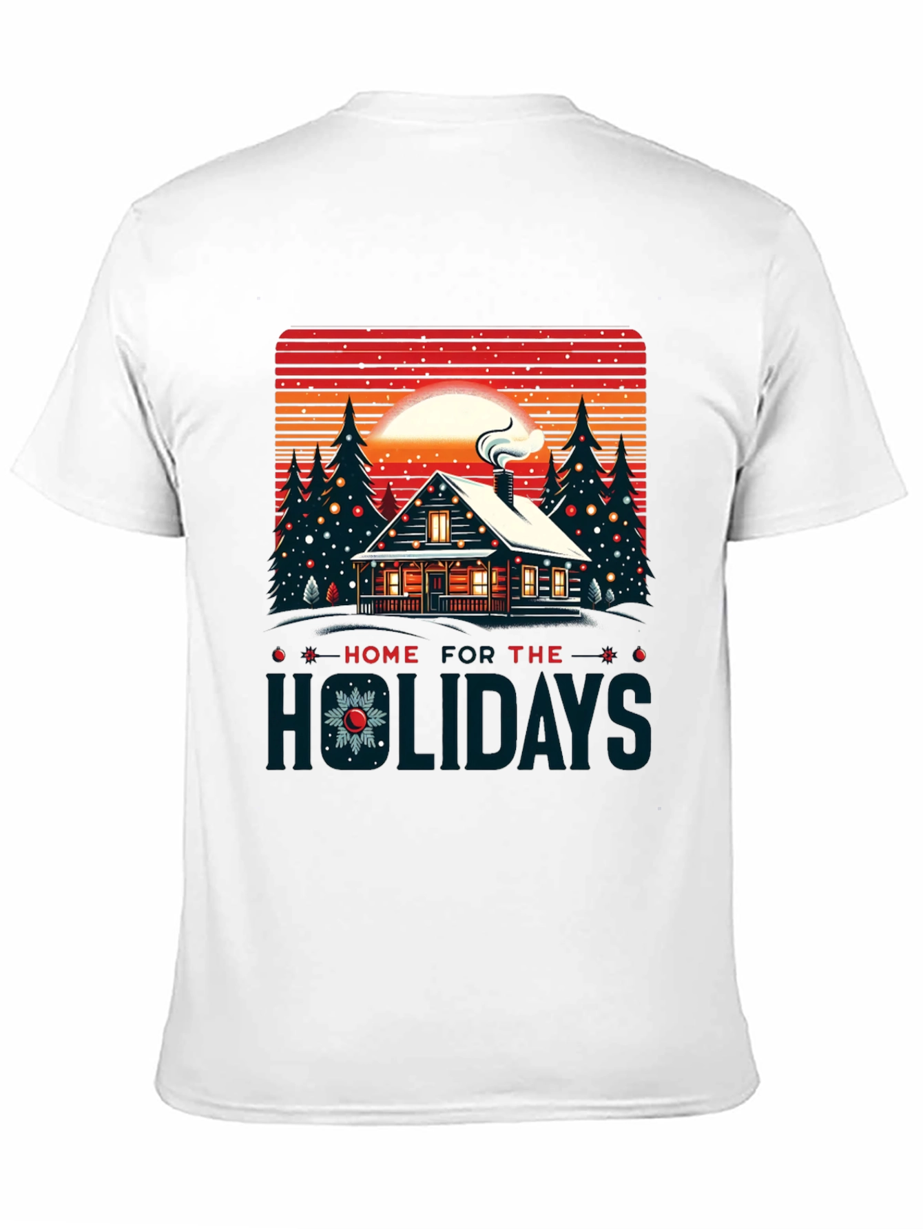 Home for the Holidays Cabin T-Shirt