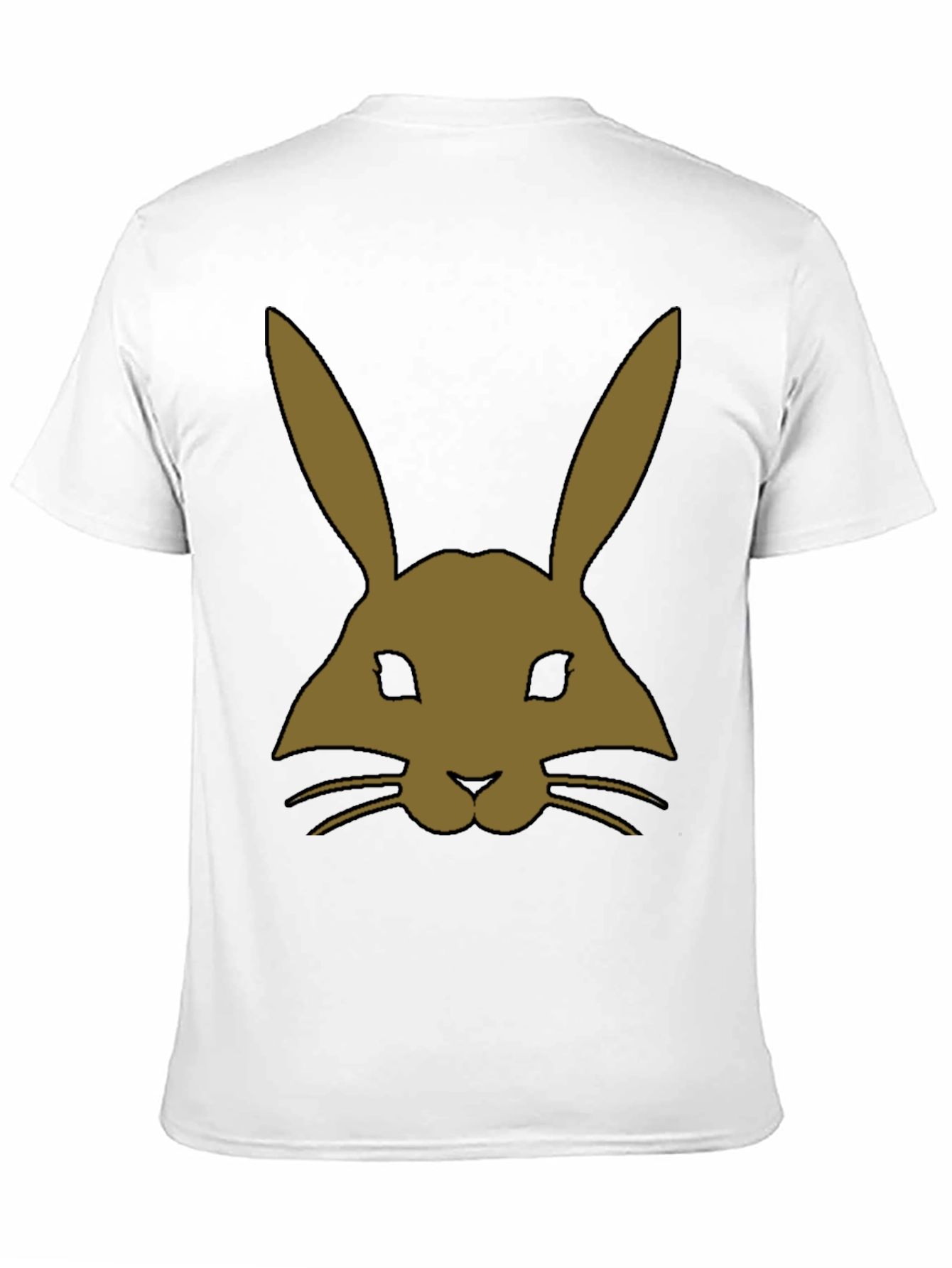Rabbit Graphic T-Shirt - Black Unisex Tee