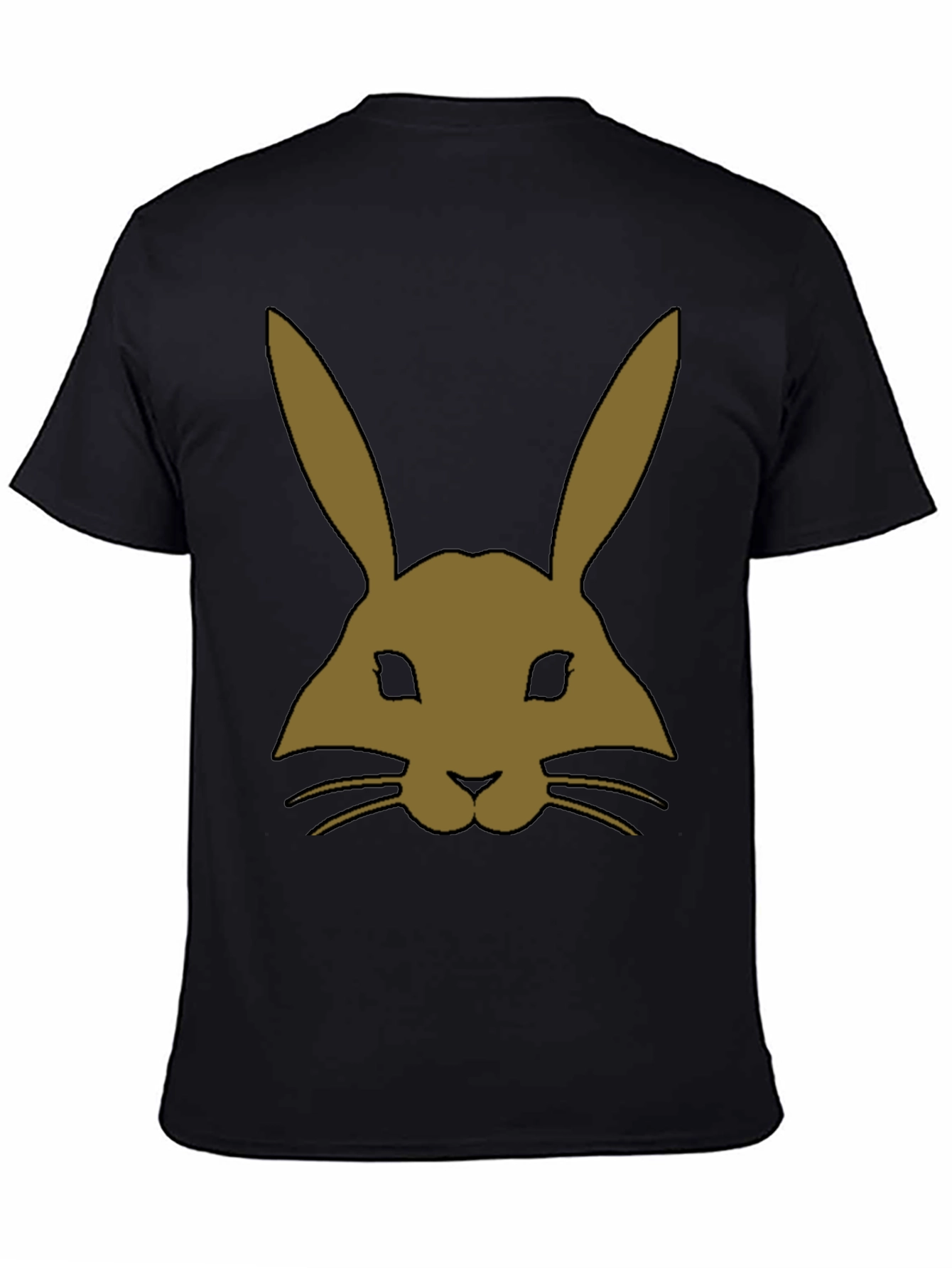 Rabbit Graphic T-Shirt - Black Unisex Tee