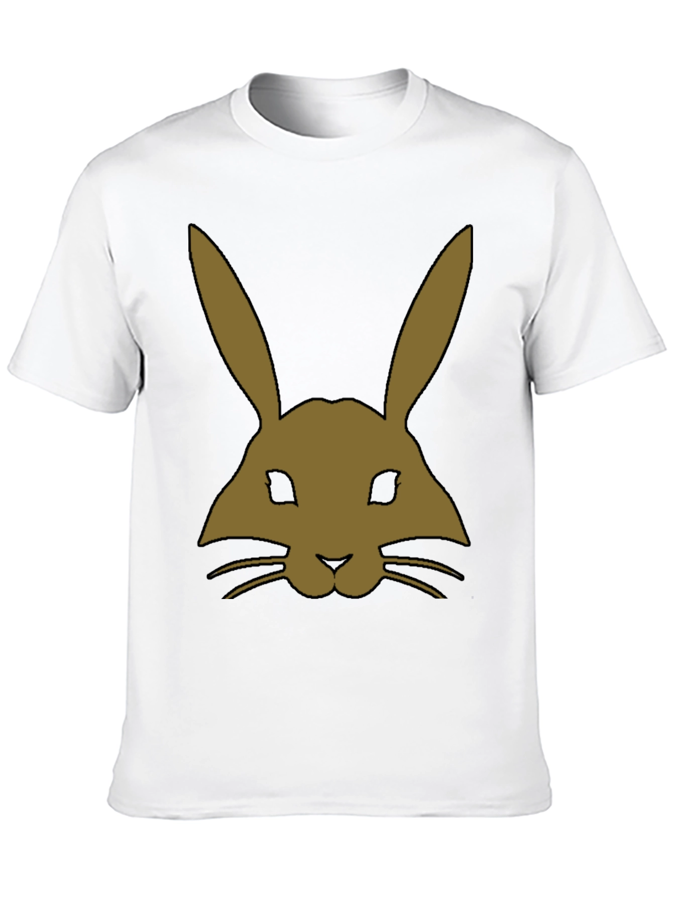 Rabbit Graphic T-Shirt - Black Unisex Tee