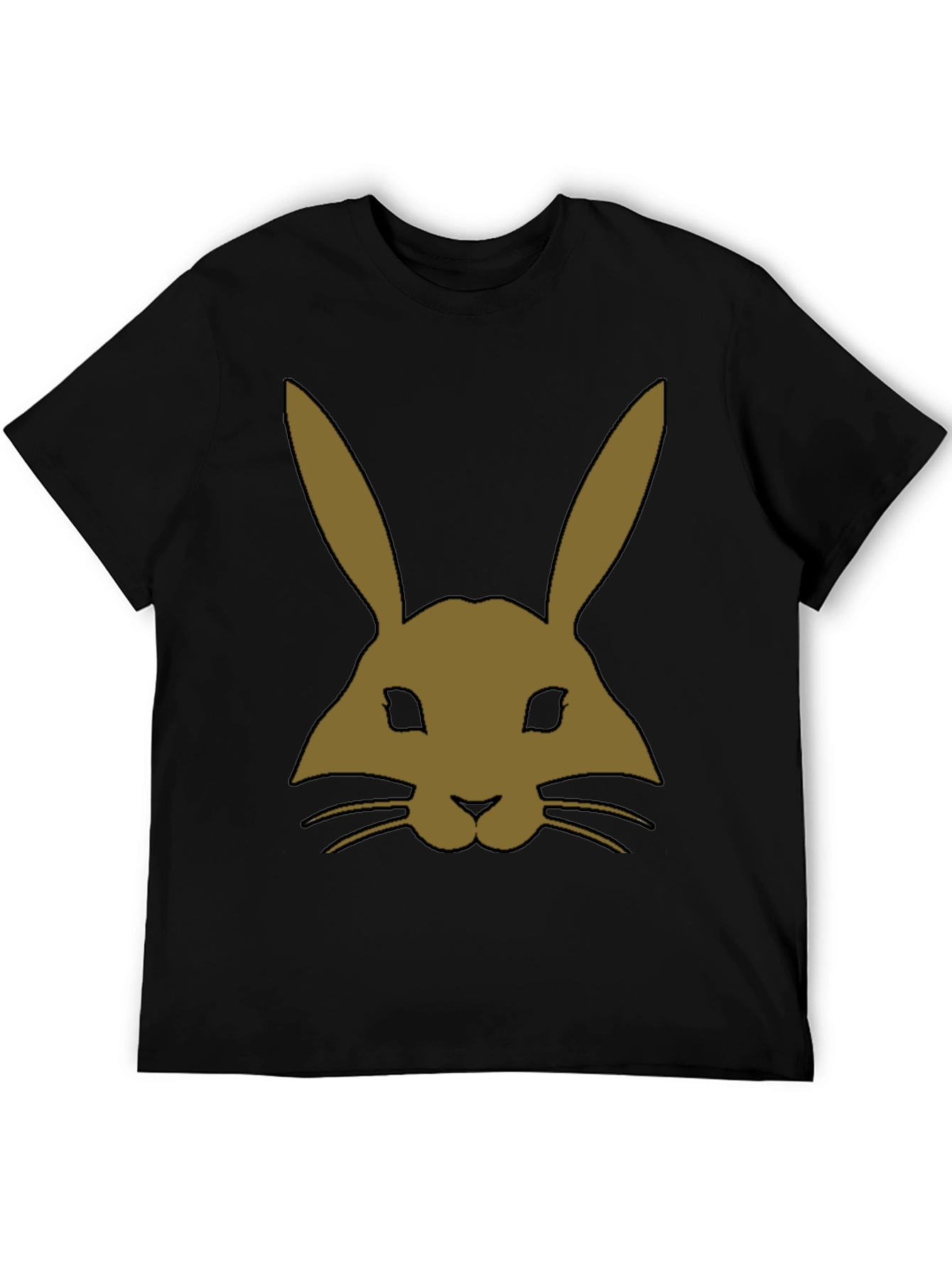 Rabbit Graphic T-Shirt - Black Unisex Tee