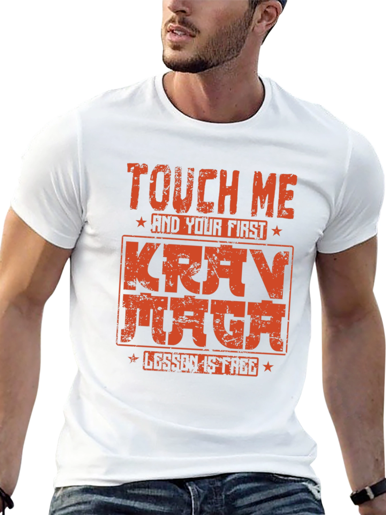 Touch Me Krav Maga Free Lesson Graphic Tee