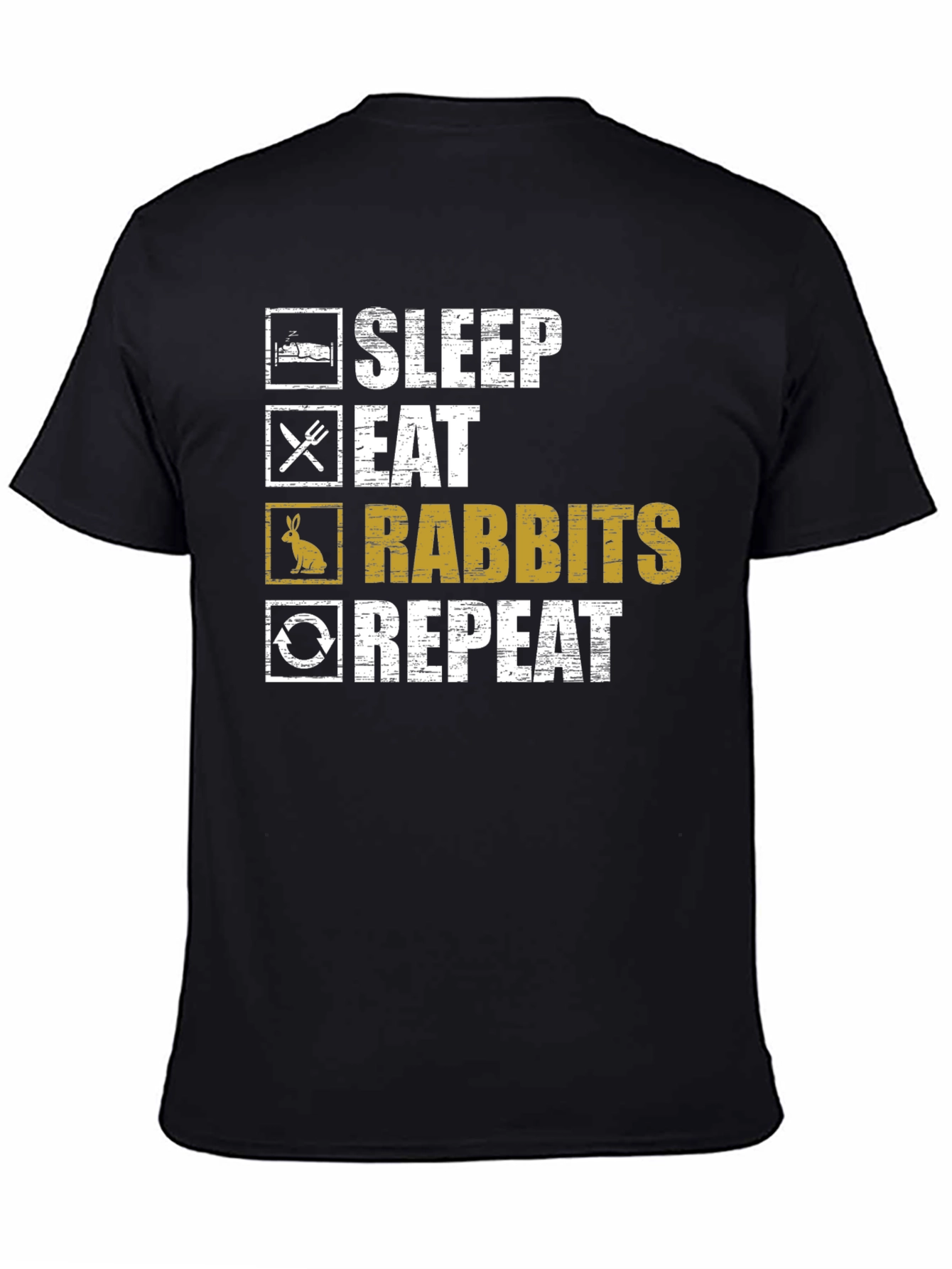 Sleep Eat Rabbits Repeat T-Shirt