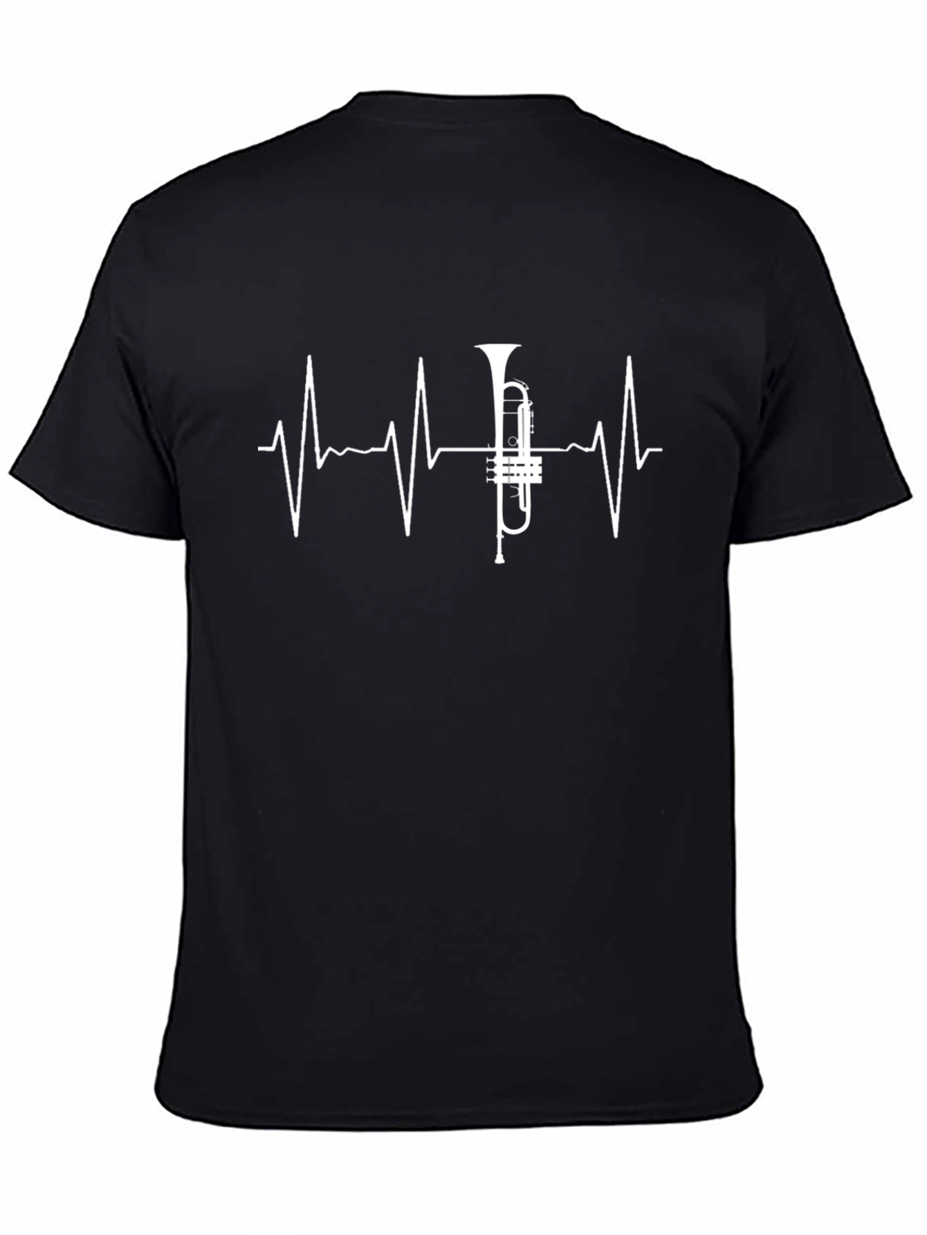Trumpet Heartbeat T-Shirt - Musician Tee