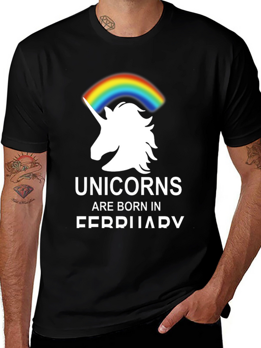 Unicorns Born in February T-Shirt