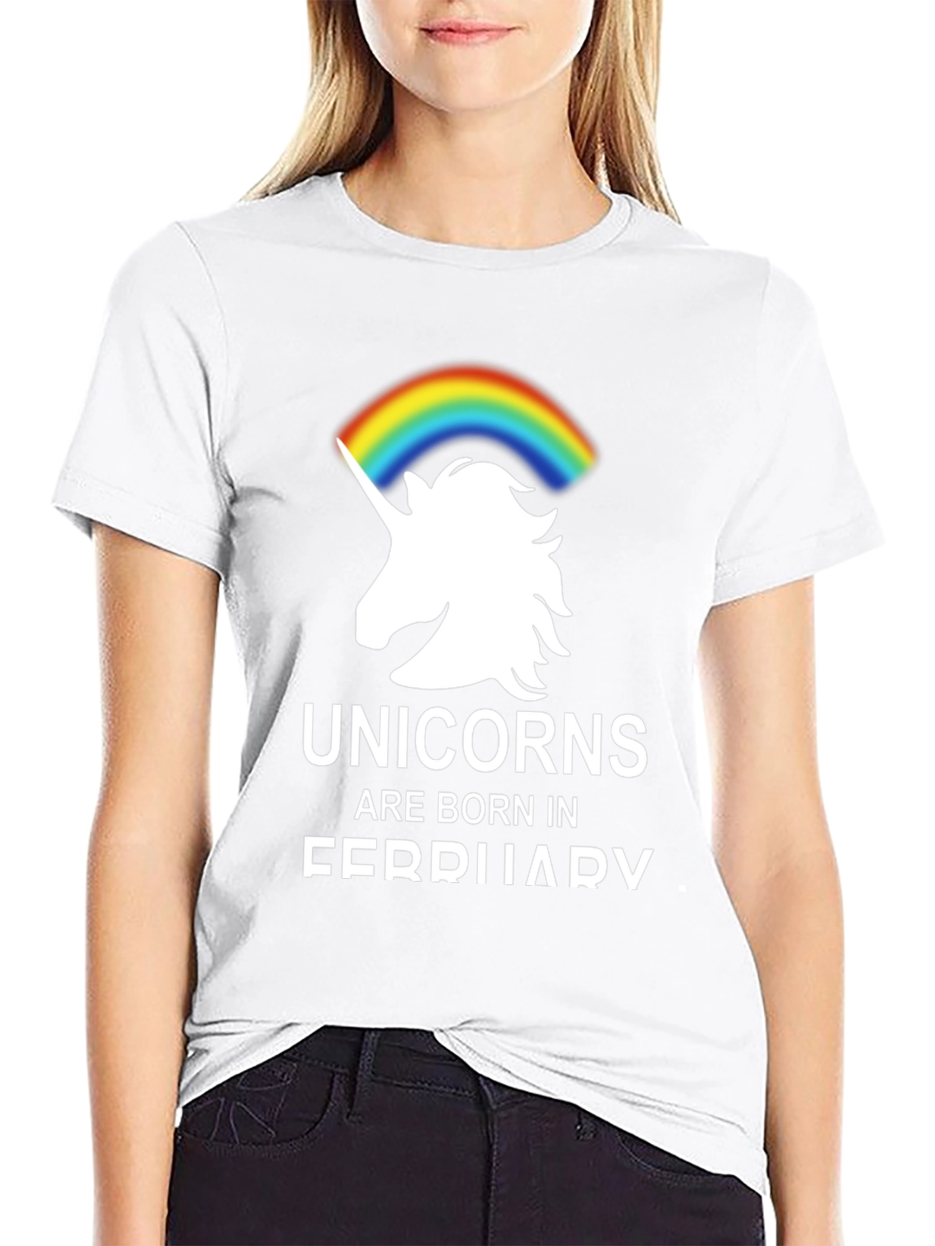 Unicorns Born in February T-Shirt