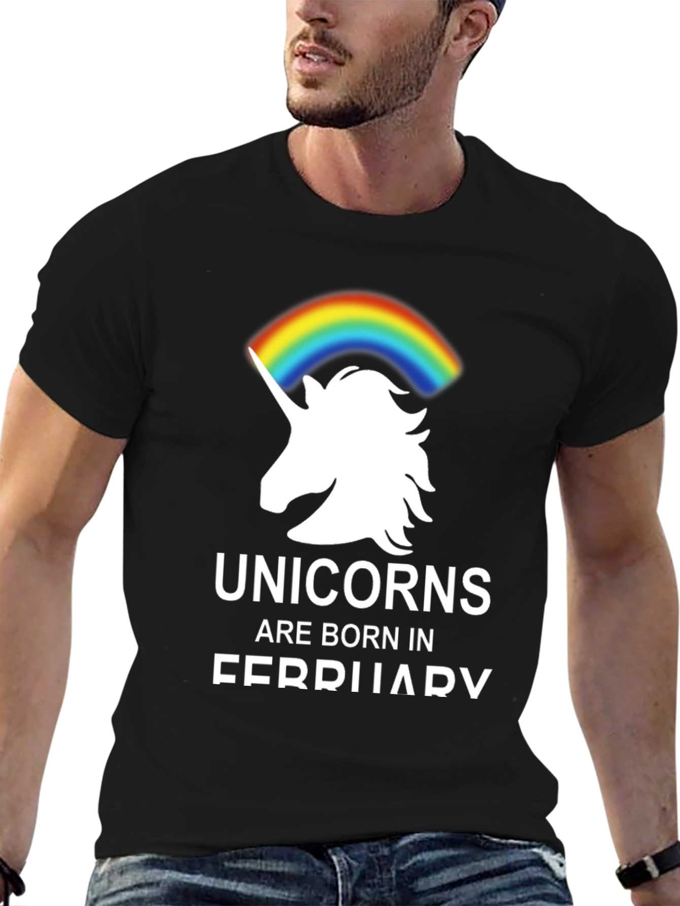 Unicorns Born in February T-Shirt