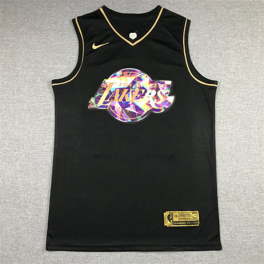 Men's Los Angeles Lakers LeBron James #6 Black Swingman Player Jerseys