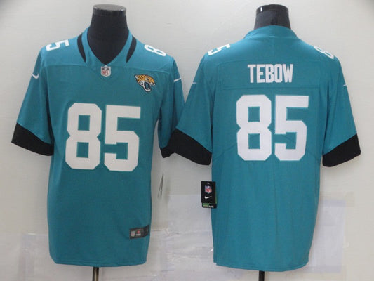 Men's Jacksonville Jaguars Tim Tebow #85 Teal Game Jerseys