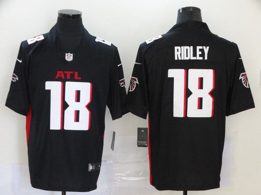 Men's Atlanta Falcons Calvin Ridley #18 Black Player Game Jerseys