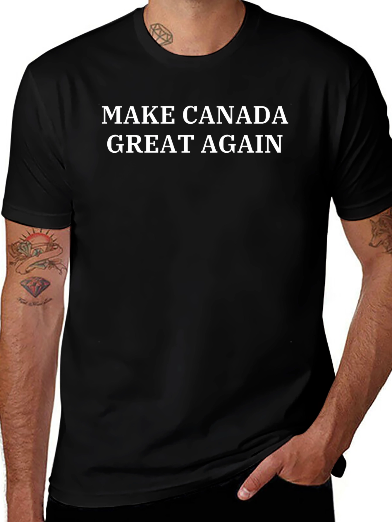 Make Canada Great Again - Black T-Shirt