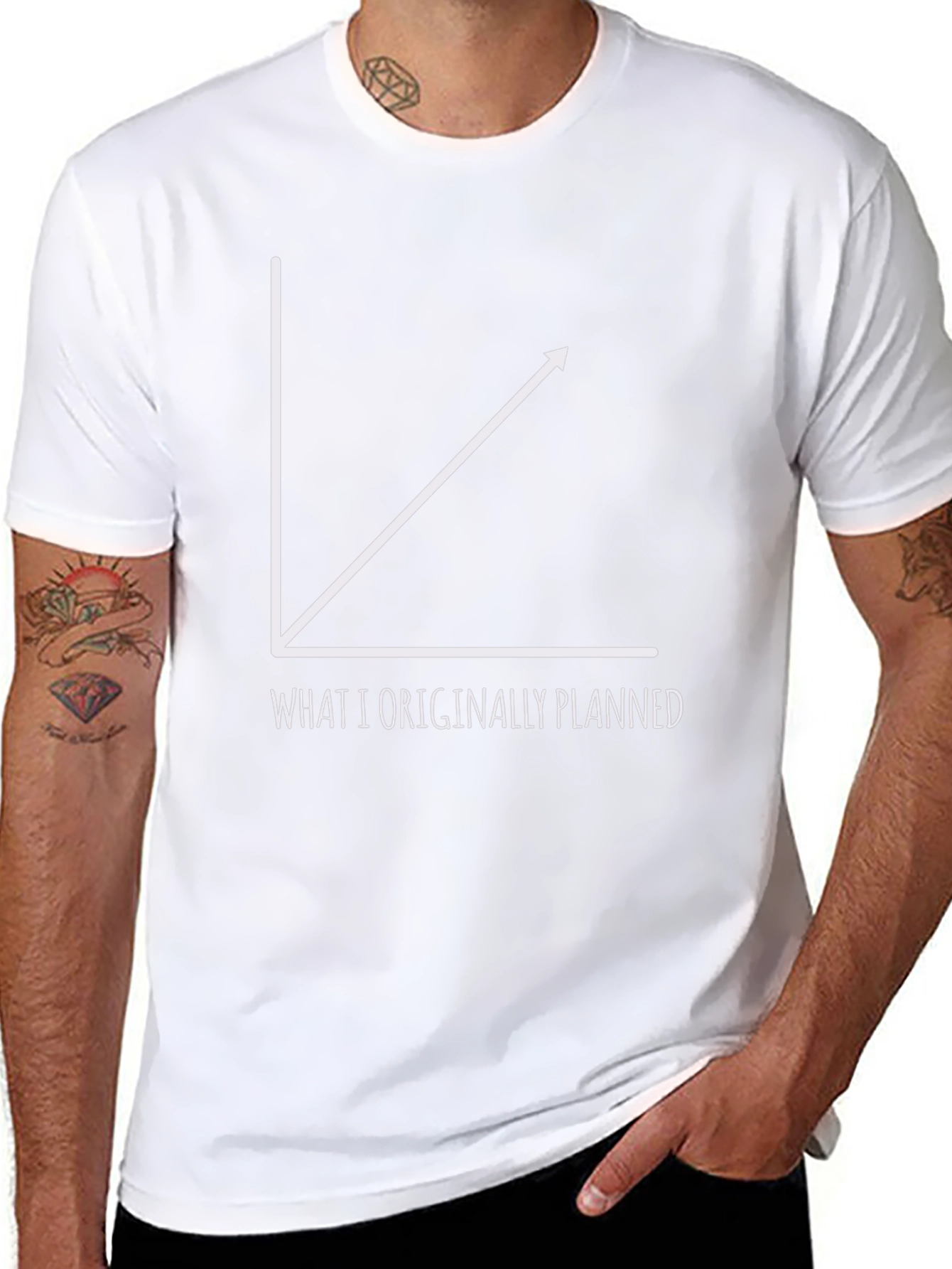Funny Graph T-Shirt - What I Originally Planned