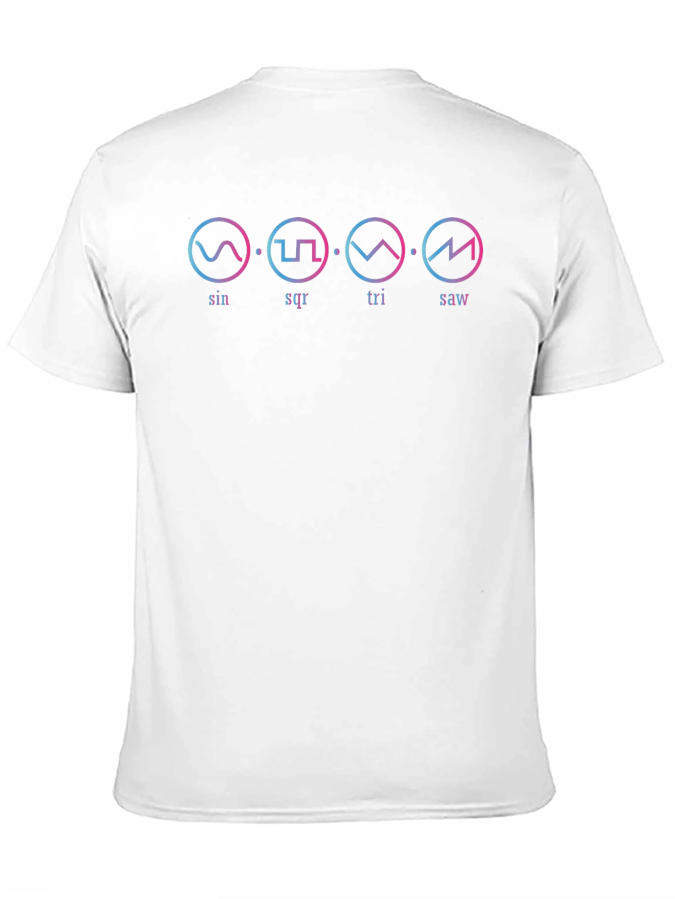 Synth Waveform T-Shirt - Sin Square Triangle Saw