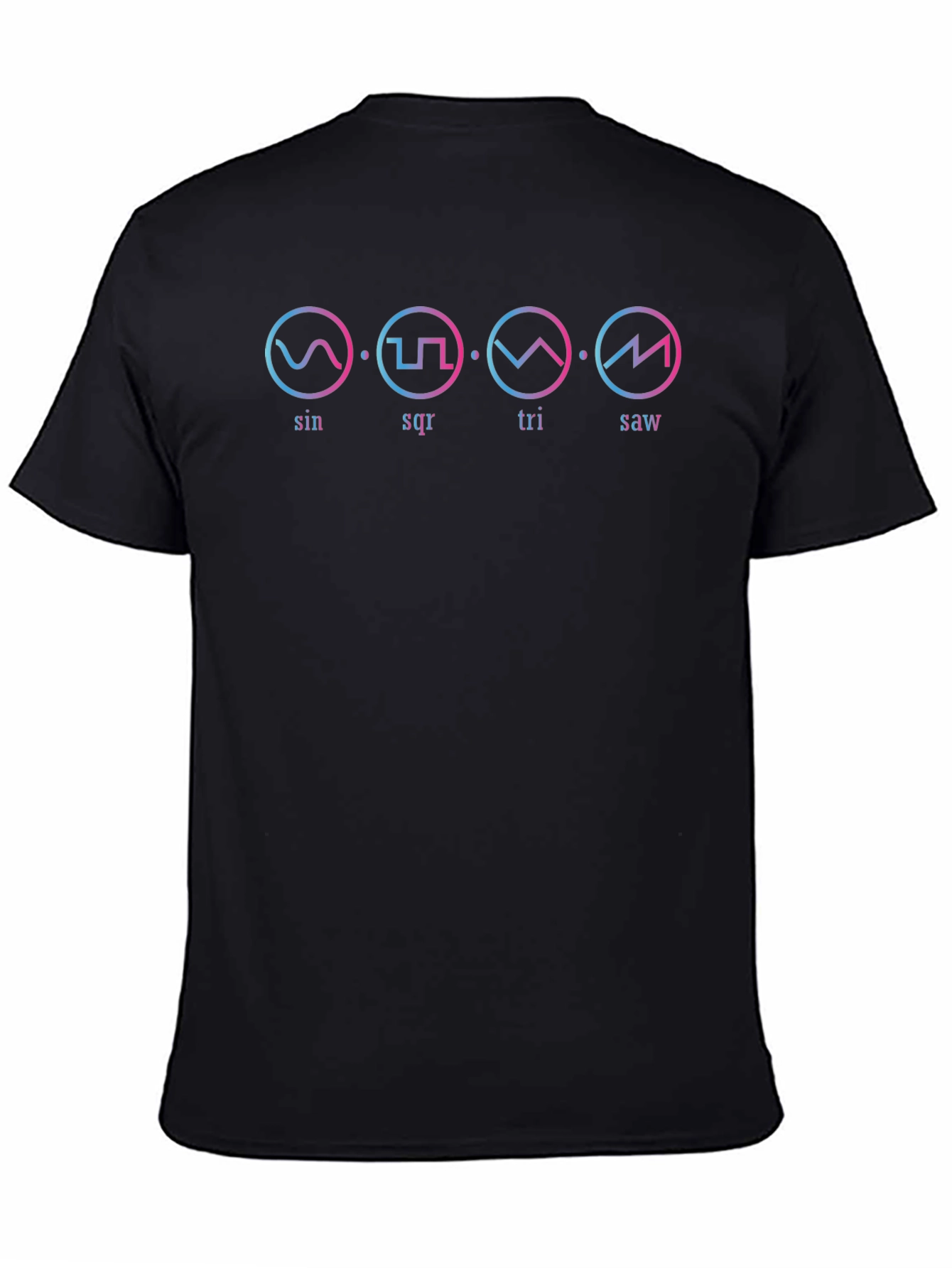 Synth Waveform T-Shirt - Sin Square Triangle Saw