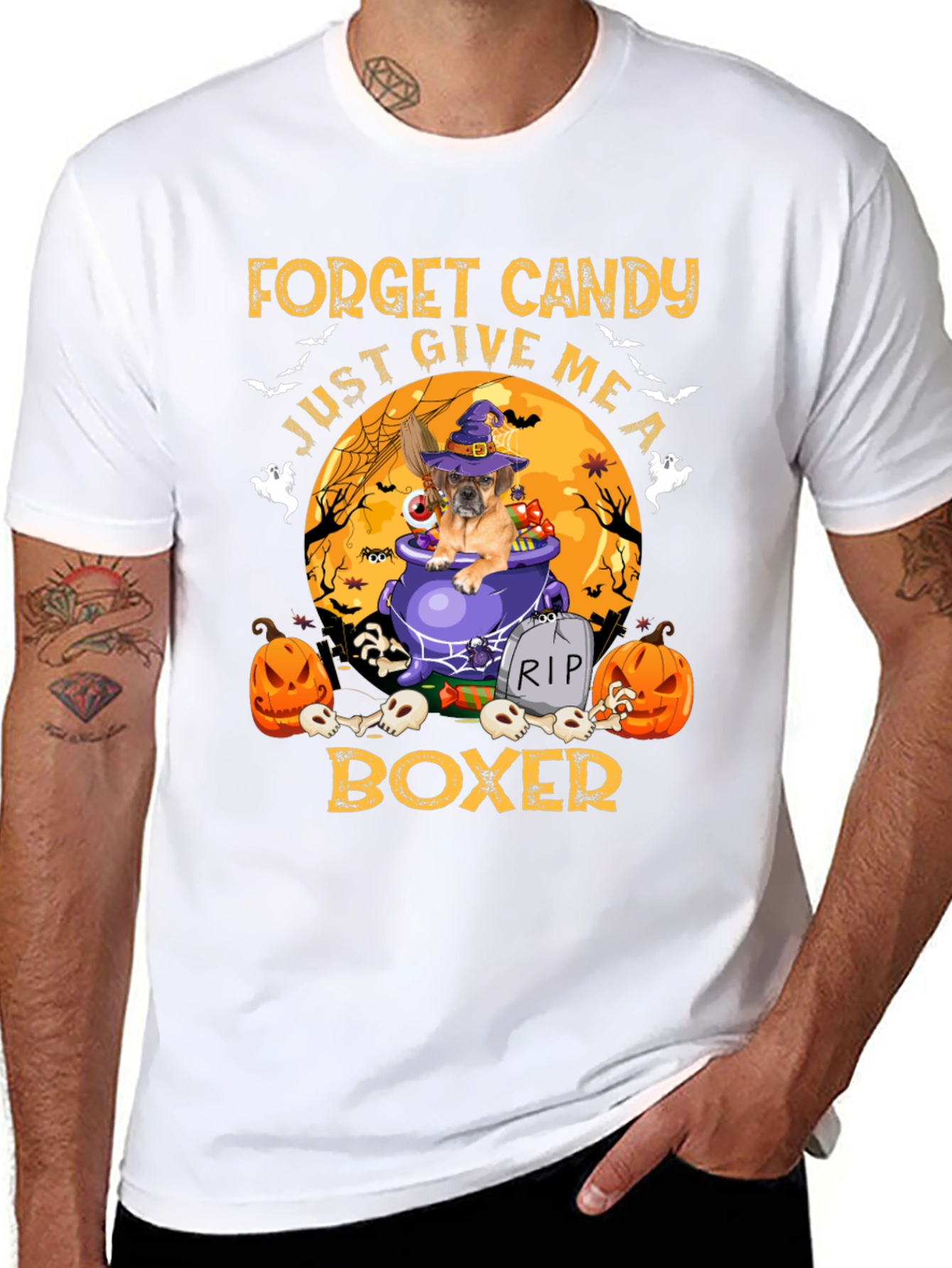 Forget Candy Give Me a Boxer T-Shirt