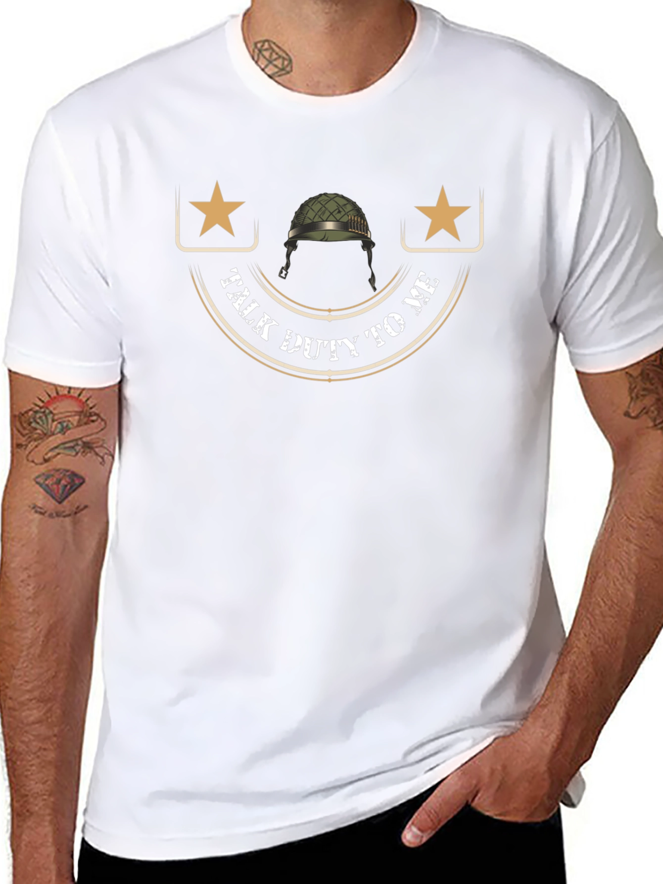 Talk Duty To Me Military T-Shirt