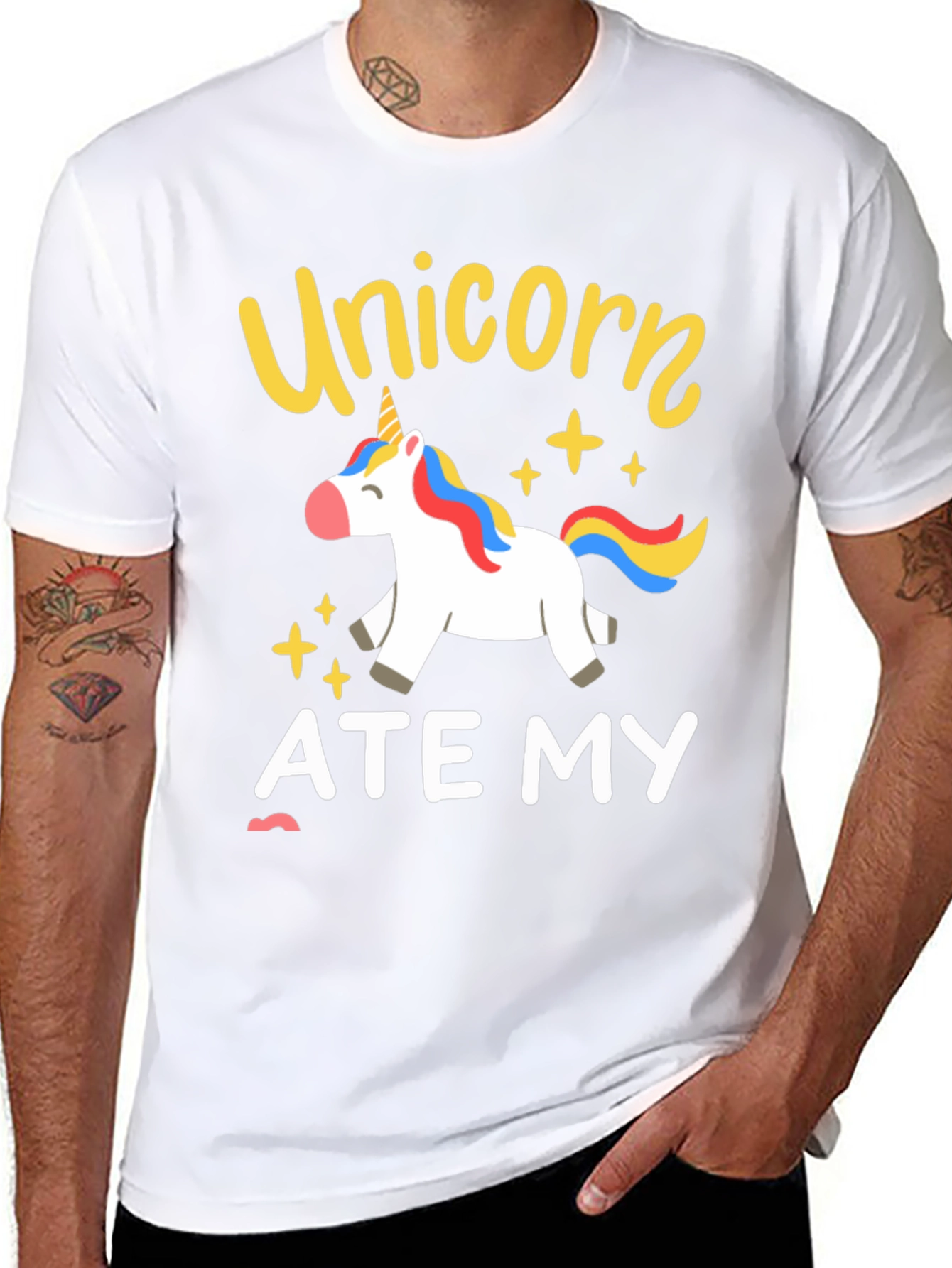 Unicorn Ate My Homework T-Shirt