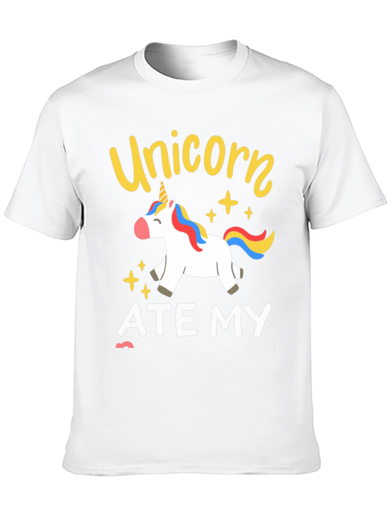 Unicorn Ate My Homework T-Shirt