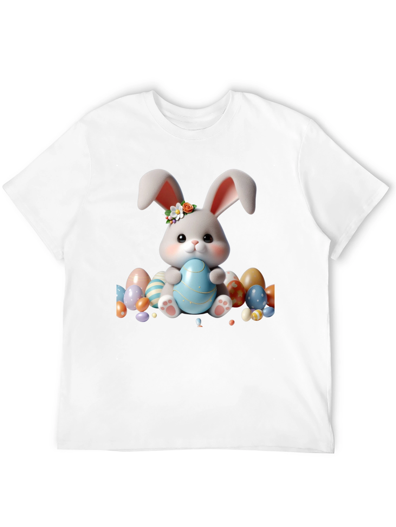 Easter Bunny & Egg Graphic Tee