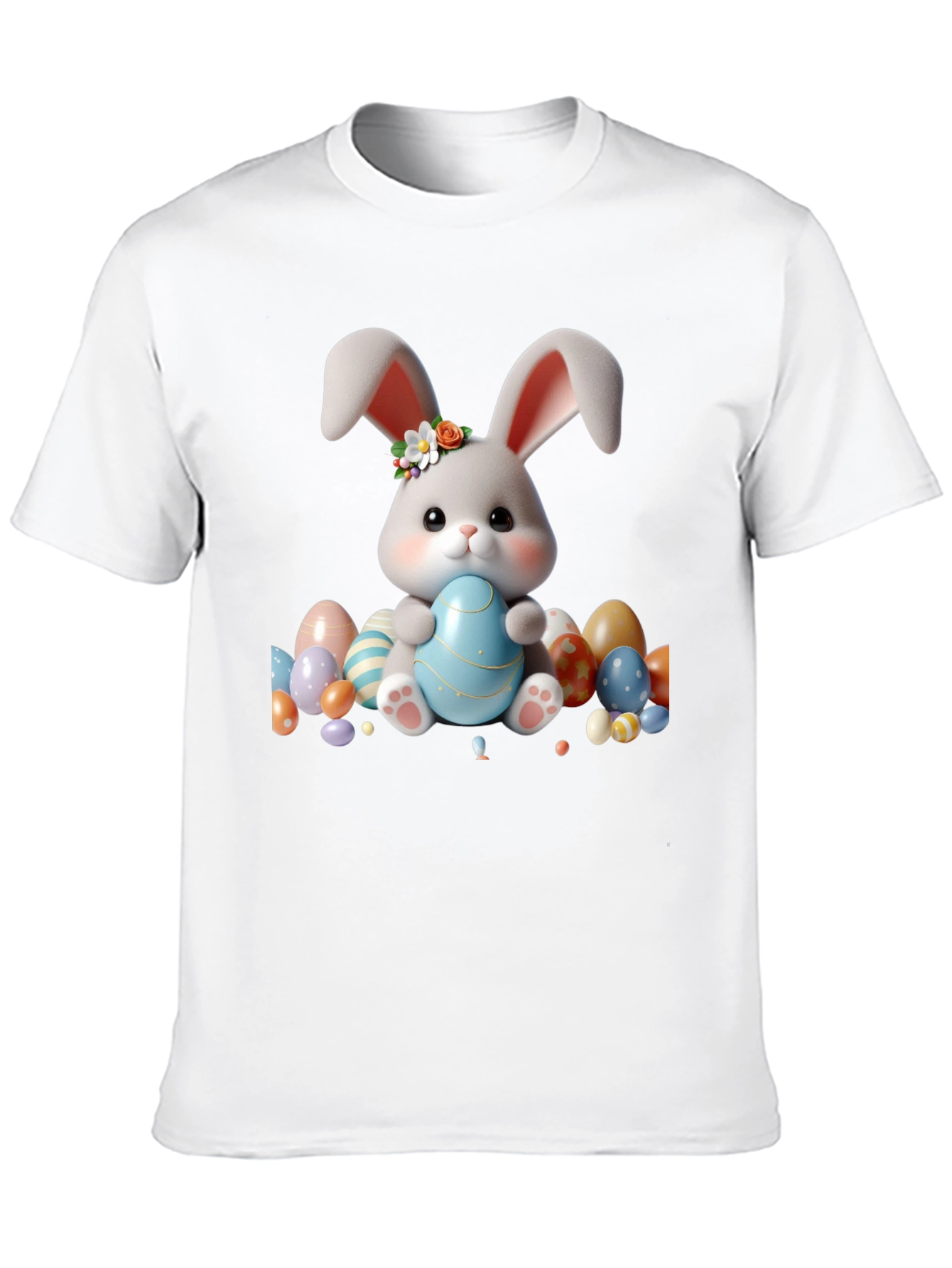 Easter Bunny & Egg Graphic Tee