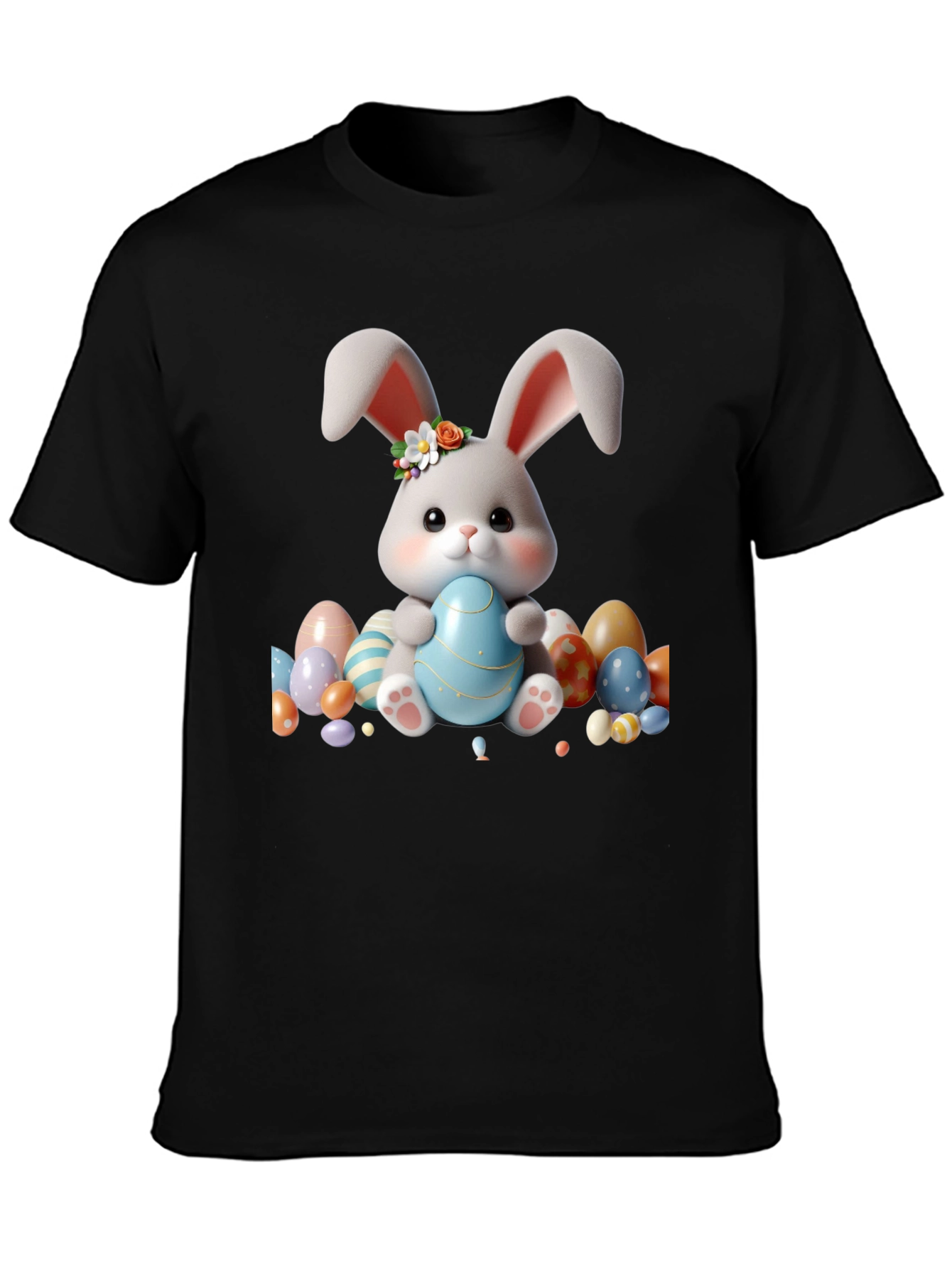 Easter Bunny & Egg Graphic Tee