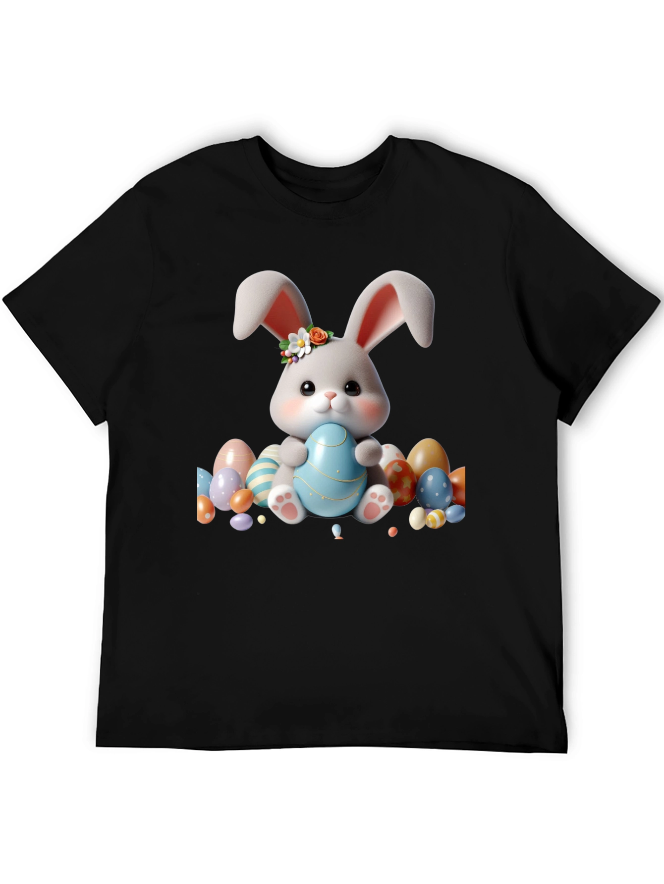 Easter Bunny & Egg Graphic Tee